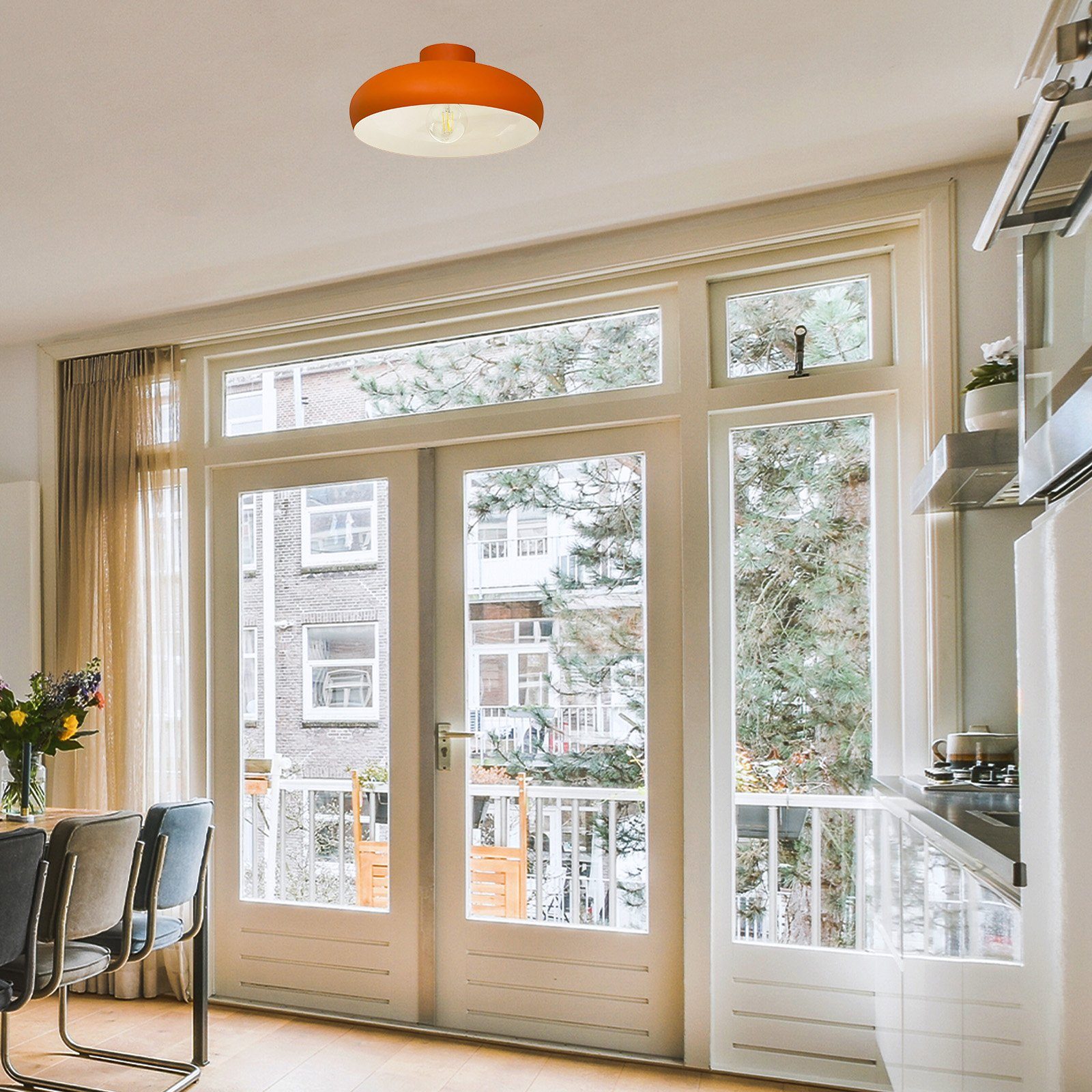 Bamyum Deckenleuchte Bamyum Deckenleuchte I Androa I Ø40 cm Metall Lampe, ohne Leuchtmittel