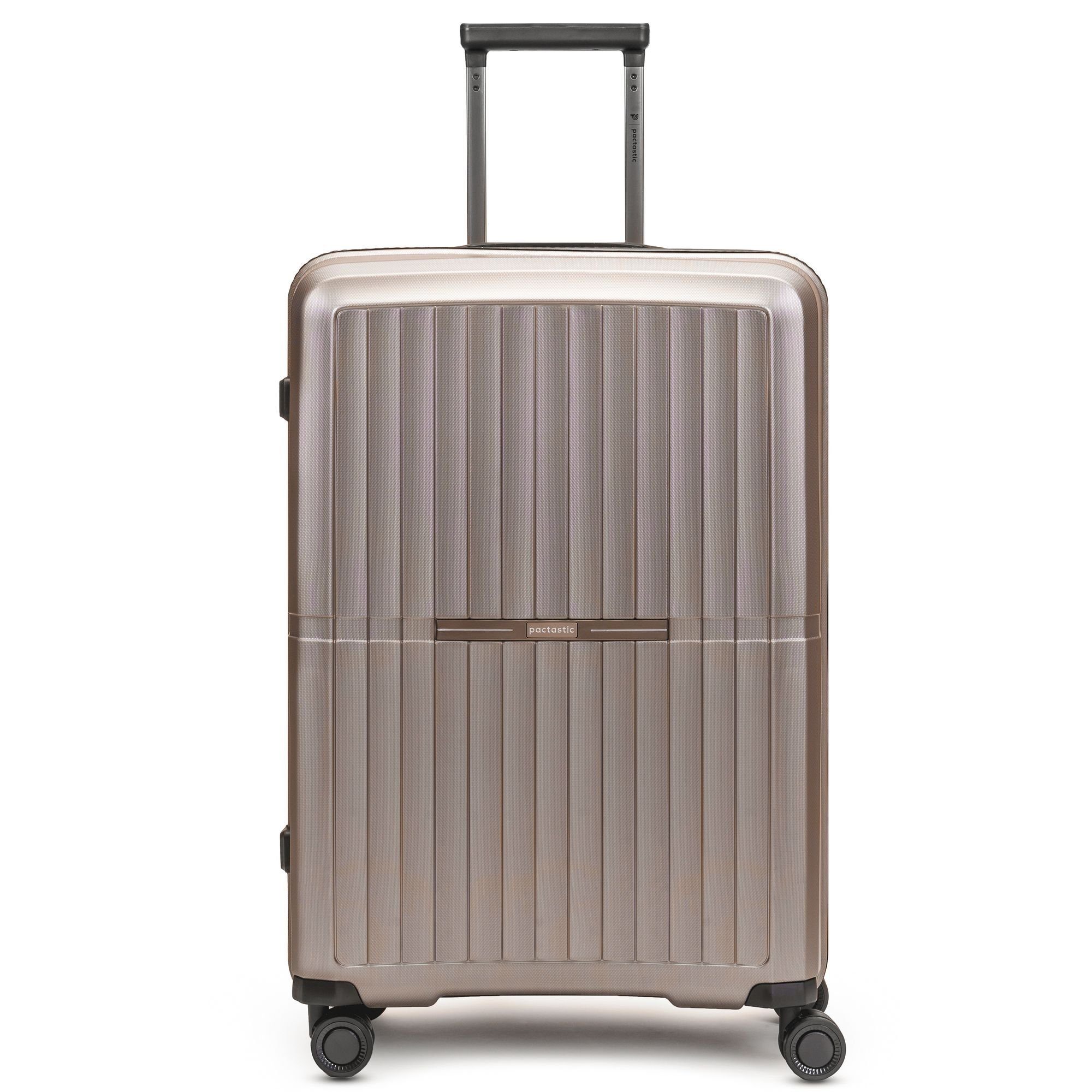 Pactastic Hartschalen-Trolley Collection 01, 4 Rollen, Polypropylen grey-coffee metallic 2