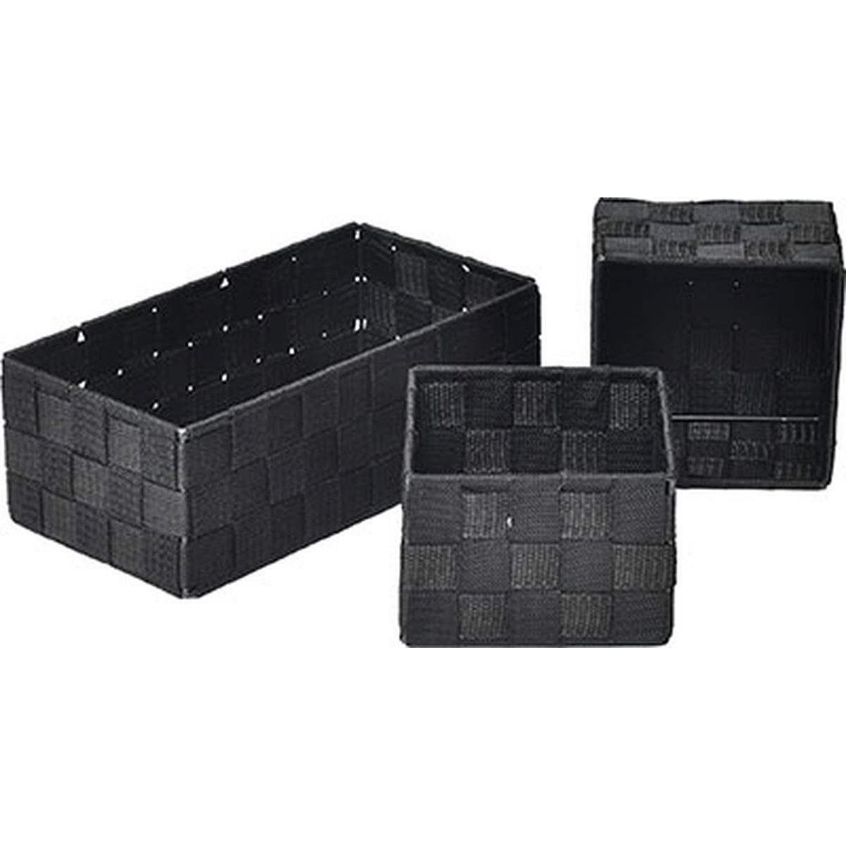 TENDANCE Aufbewahrungskorb Dekokorb Ordnungsboxen 3-teilig Box Kiste Regalk günstig online kaufen