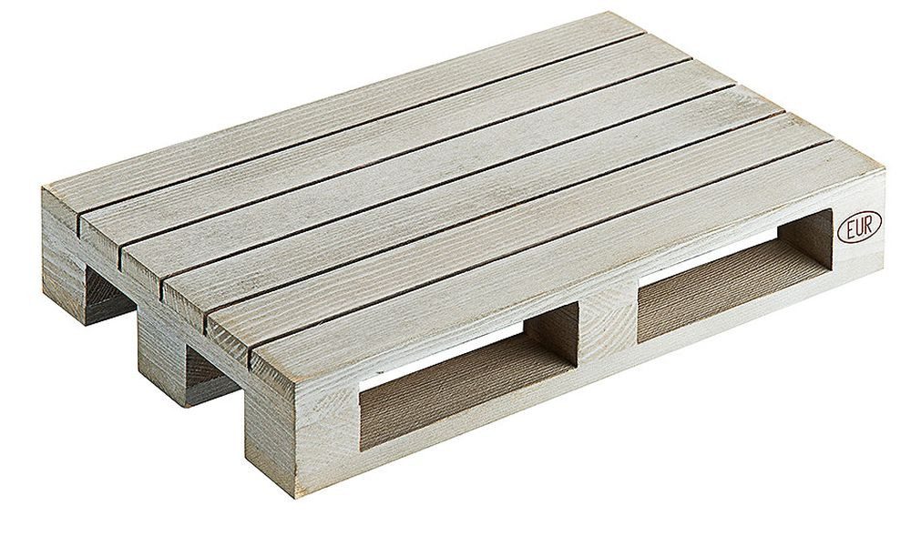 Contacto Dekopalette, aus Holz, lebensmittelgeeignet, zum dekorativen Servieren