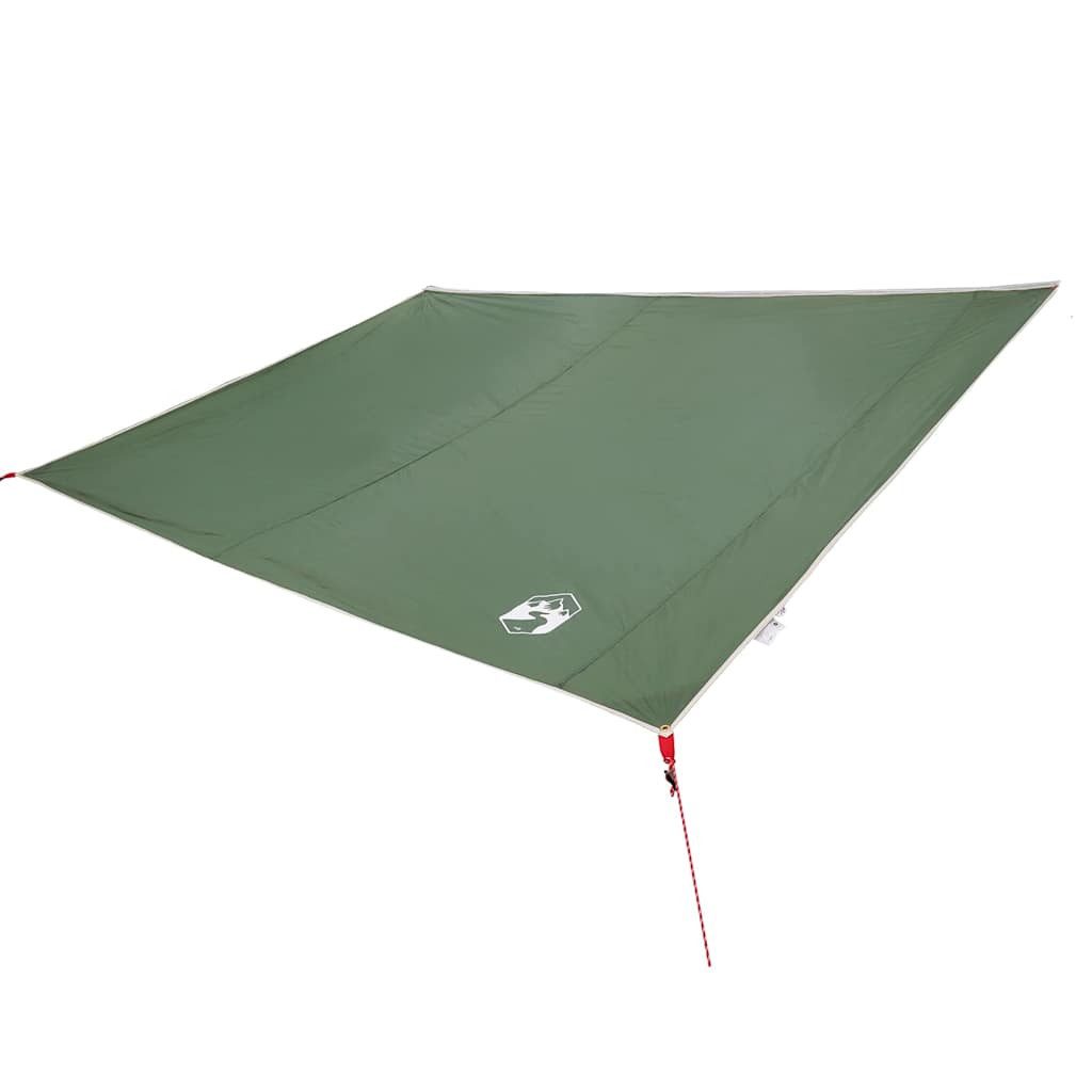 Tarp-Zelt Wasserfeste Plane Personen 240 x 350 cm Wasserdicht Grün