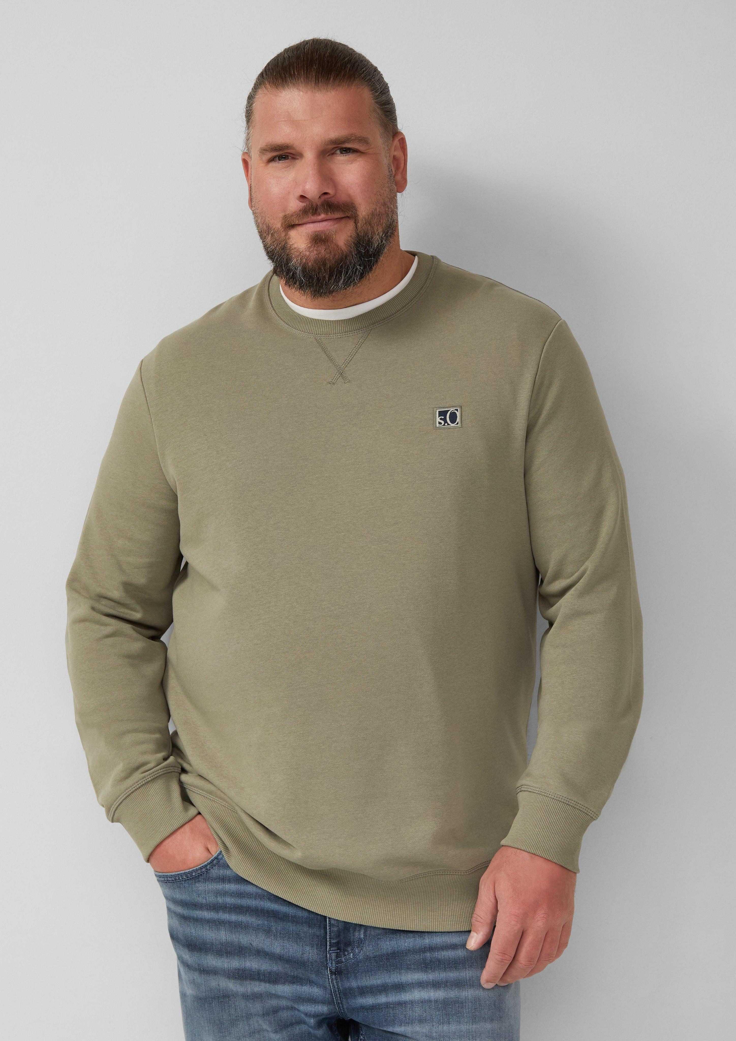 s.Oliver Sweatshirt Sweatshirt aus Baumwollmix mit günstig online kaufen
