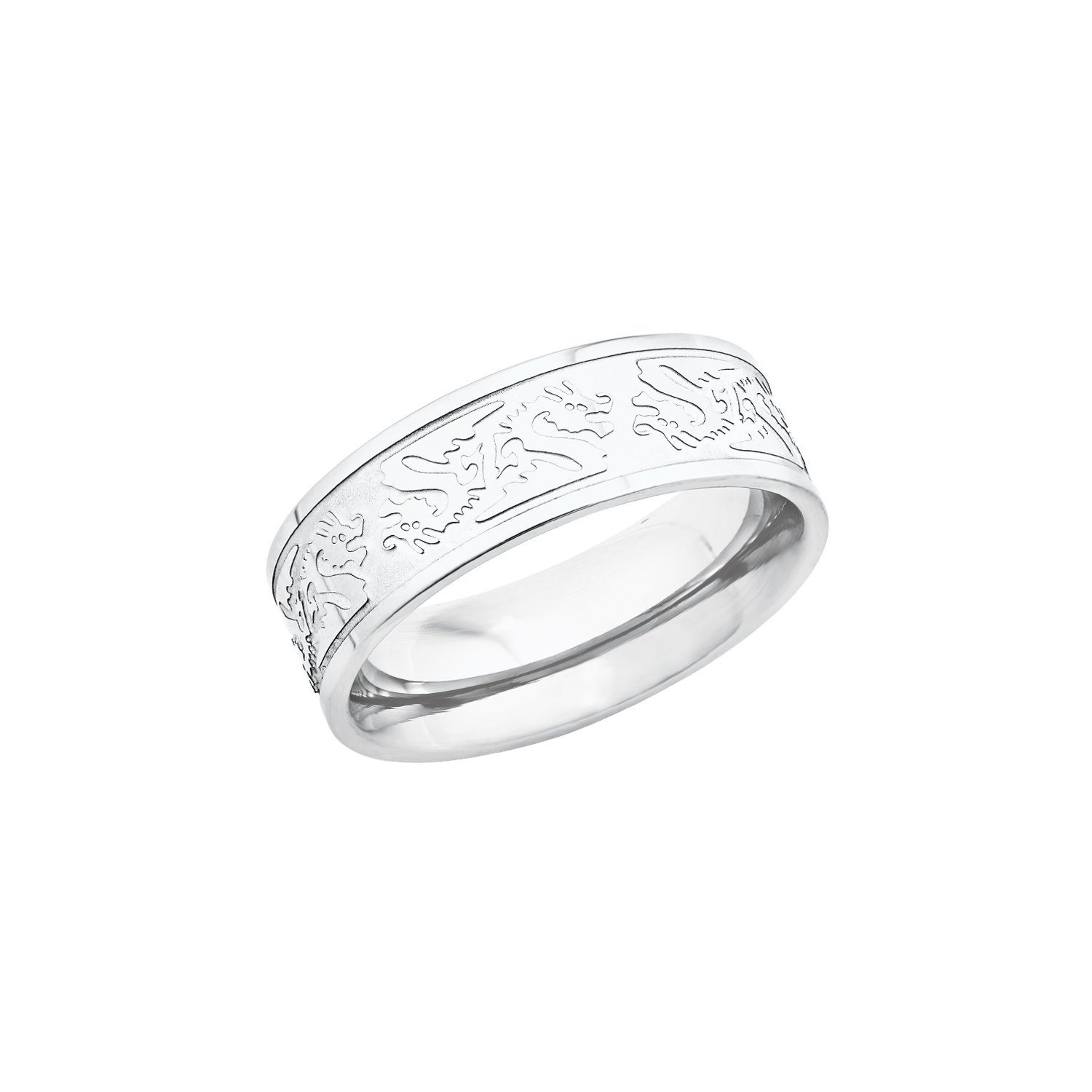 Amor Fingerring Amor Ring für Herren, Edelstahl, Drachen (Ring, 1-tlg)