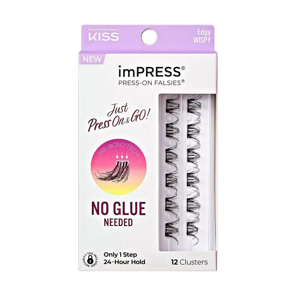 Kiss Einzelwimpern ImPRESS Büschelwimpern - Variante: 09 Edgy Wispy