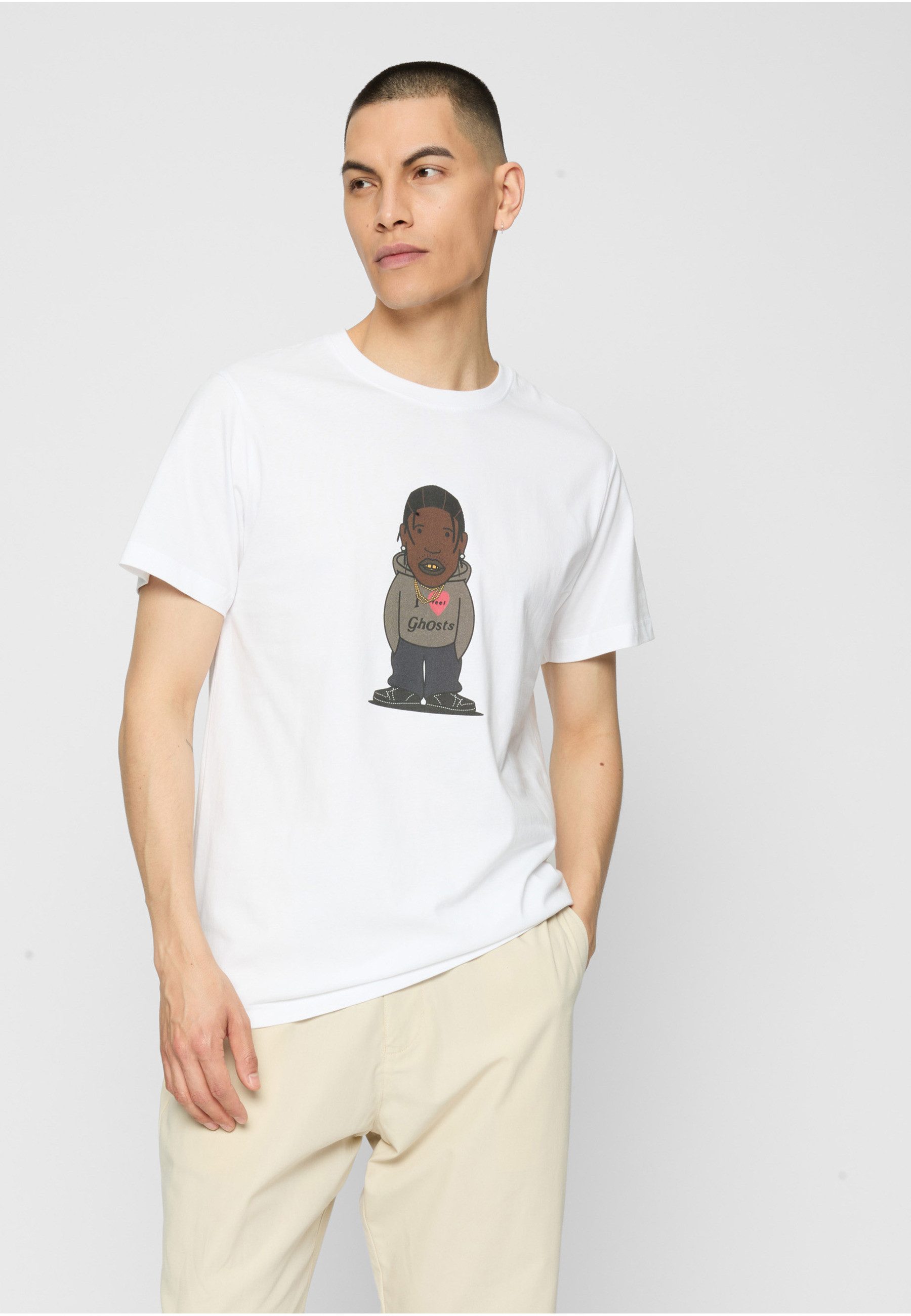 MisterTee T-Shirt MisterTee Herren Texas Sketch Tee (1-tlg)