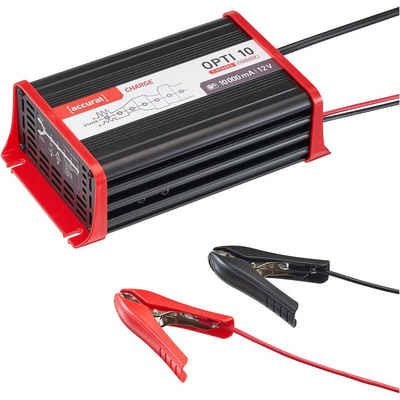 accurat 12V 10A Autobatterie Ladegerät für AGM Gel PKW Batterie Batterie-Ladegerät (10 mA)