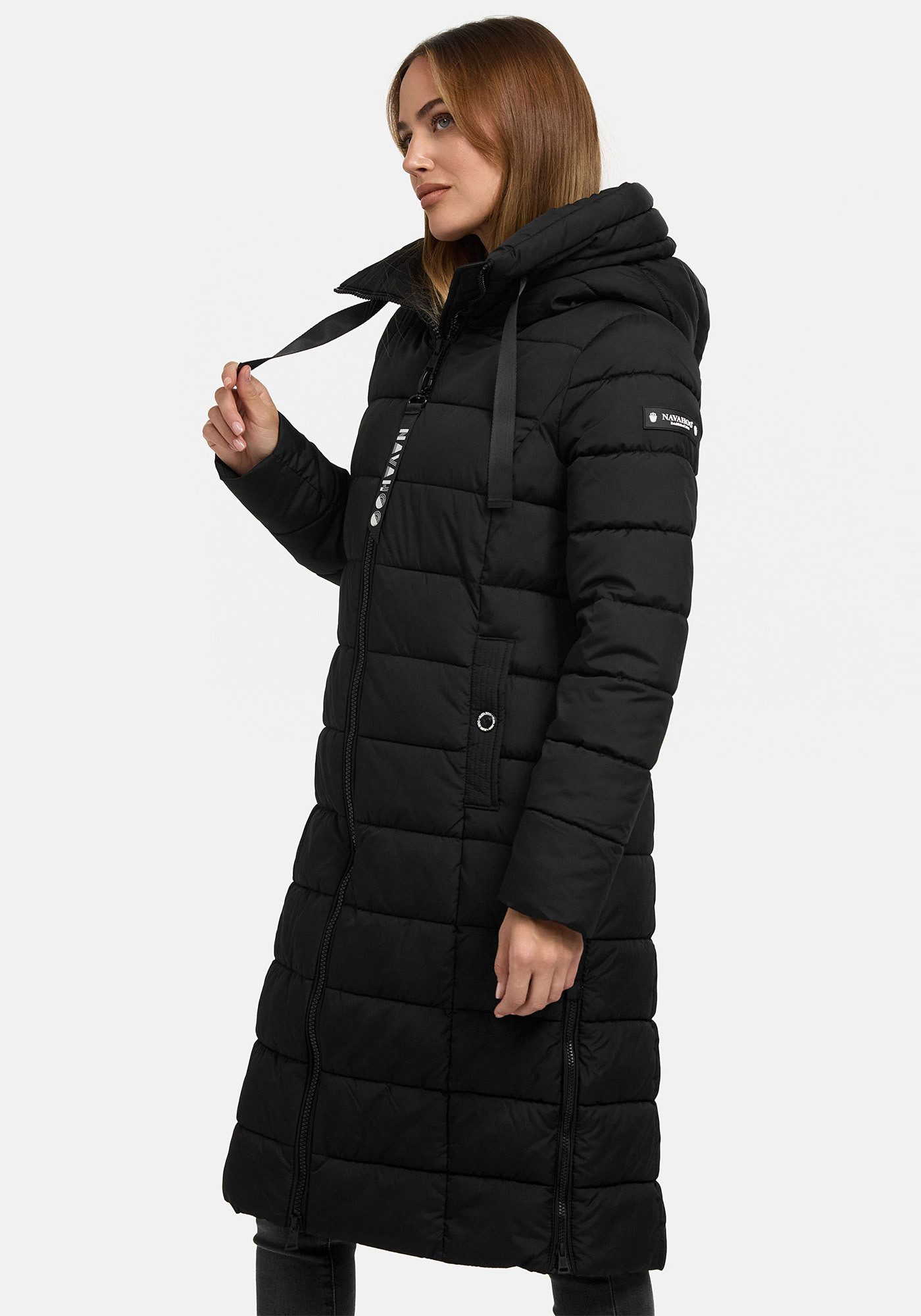 Navahoo Winterjacke Mondmaedchen Extra langer Schnitt mit seitlichen Schlitzen – Bild 3 von 5
