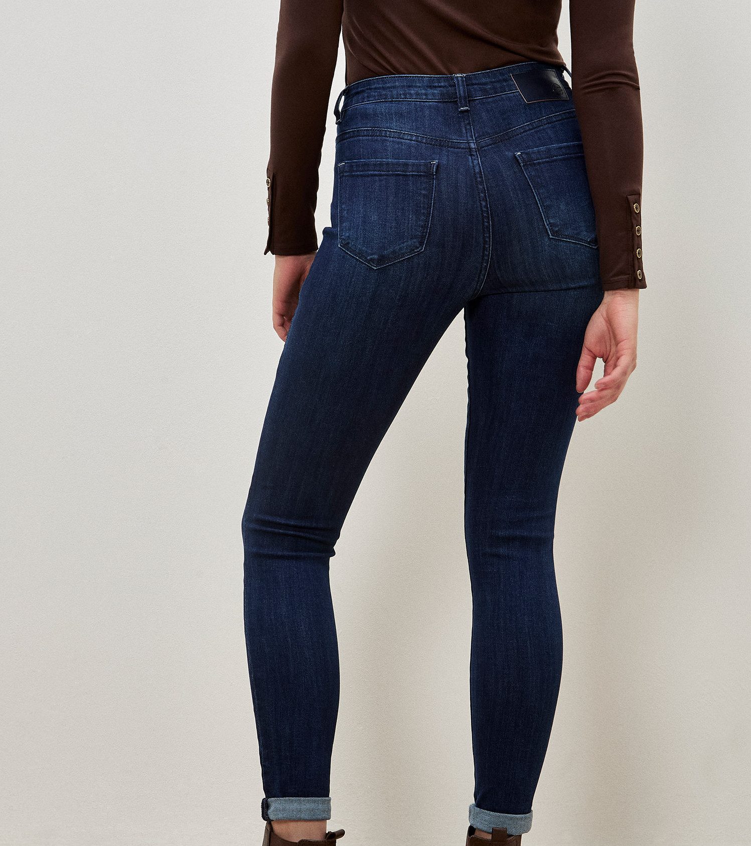 Apricot Skinny-fit-Jeans Skinny-Jeans in dunkler Waschung