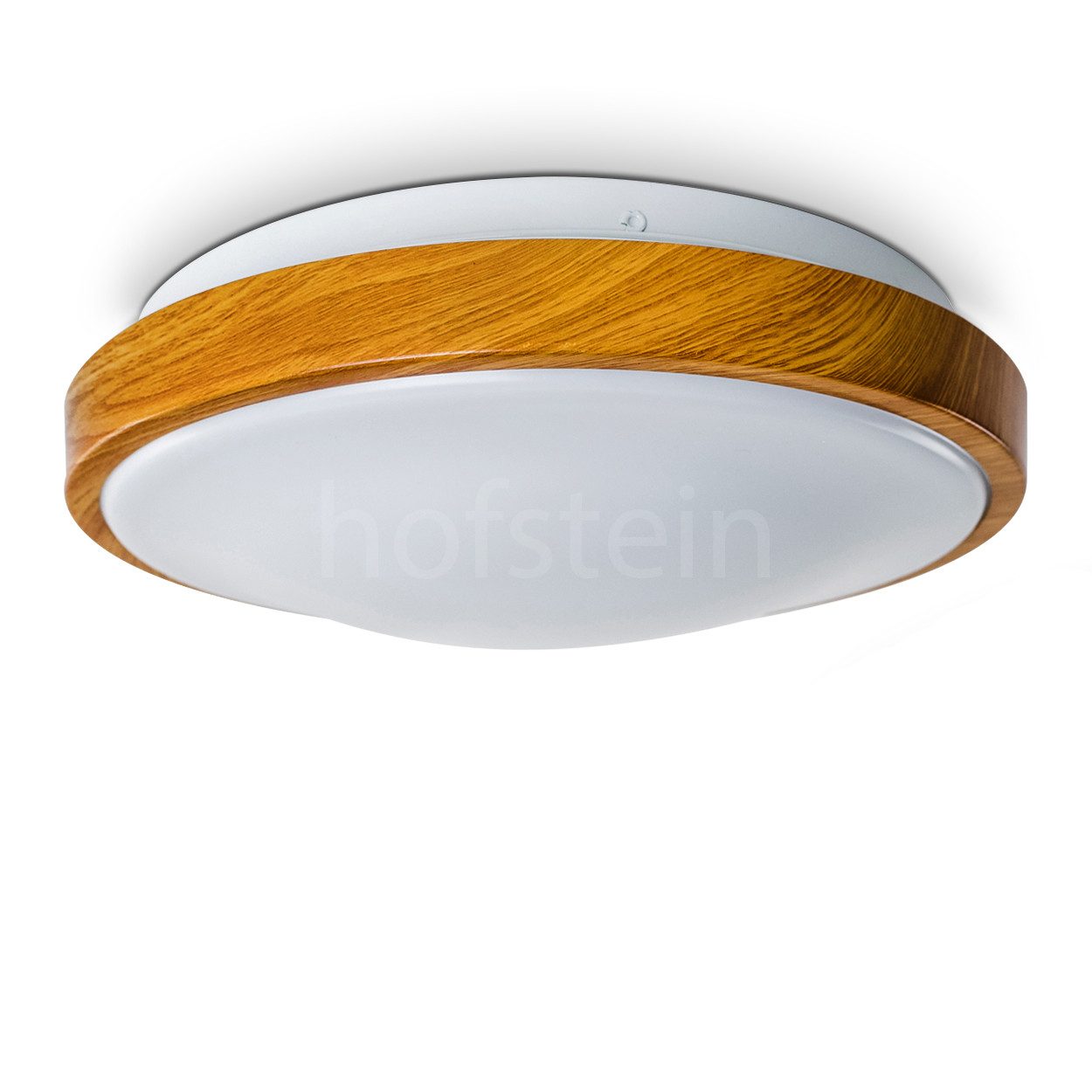 hofstein Deckenleuchte »Rosola« Bad in Holz-Optik, günstig online kaufen