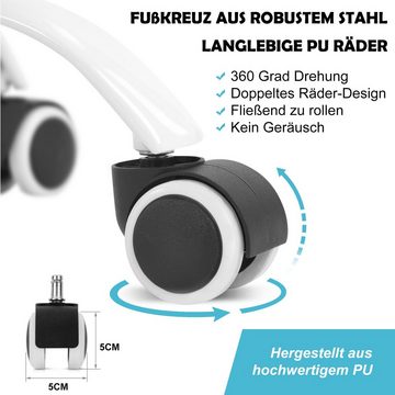 Merax Drehstuhl Hormes, Mesh Netz Stuhl Schreibtischstuhl Bürostuhl ergonomisch, mit Wippfunktion