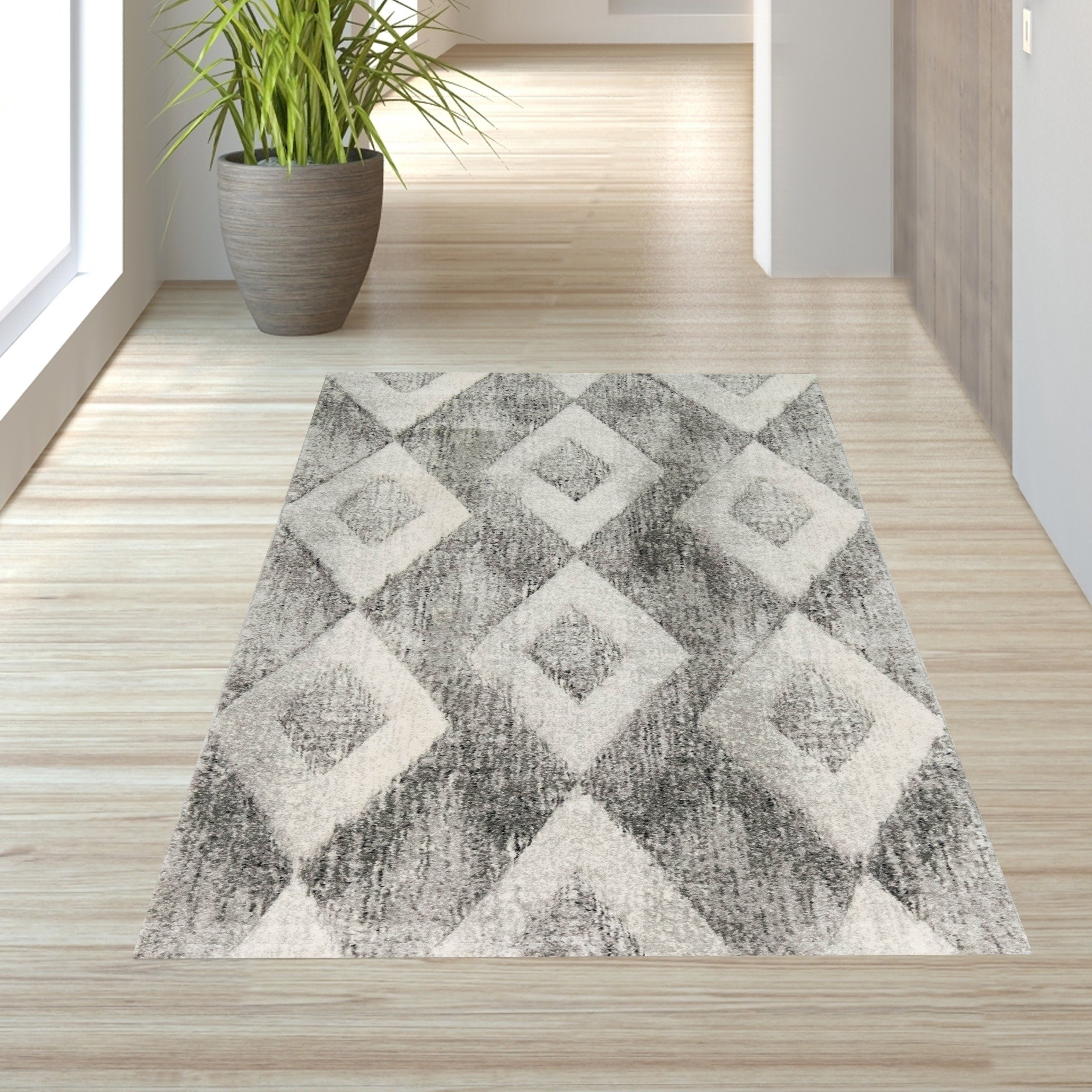 TeppichHome24 Teppich Abstrakter Designerteppiche in verschiedenen Farben, rechteckig, Höhe: 13 mm, abstrakt, modern, Kurzflor, Wohnzimmer, Esszimmer, pflegeleicht