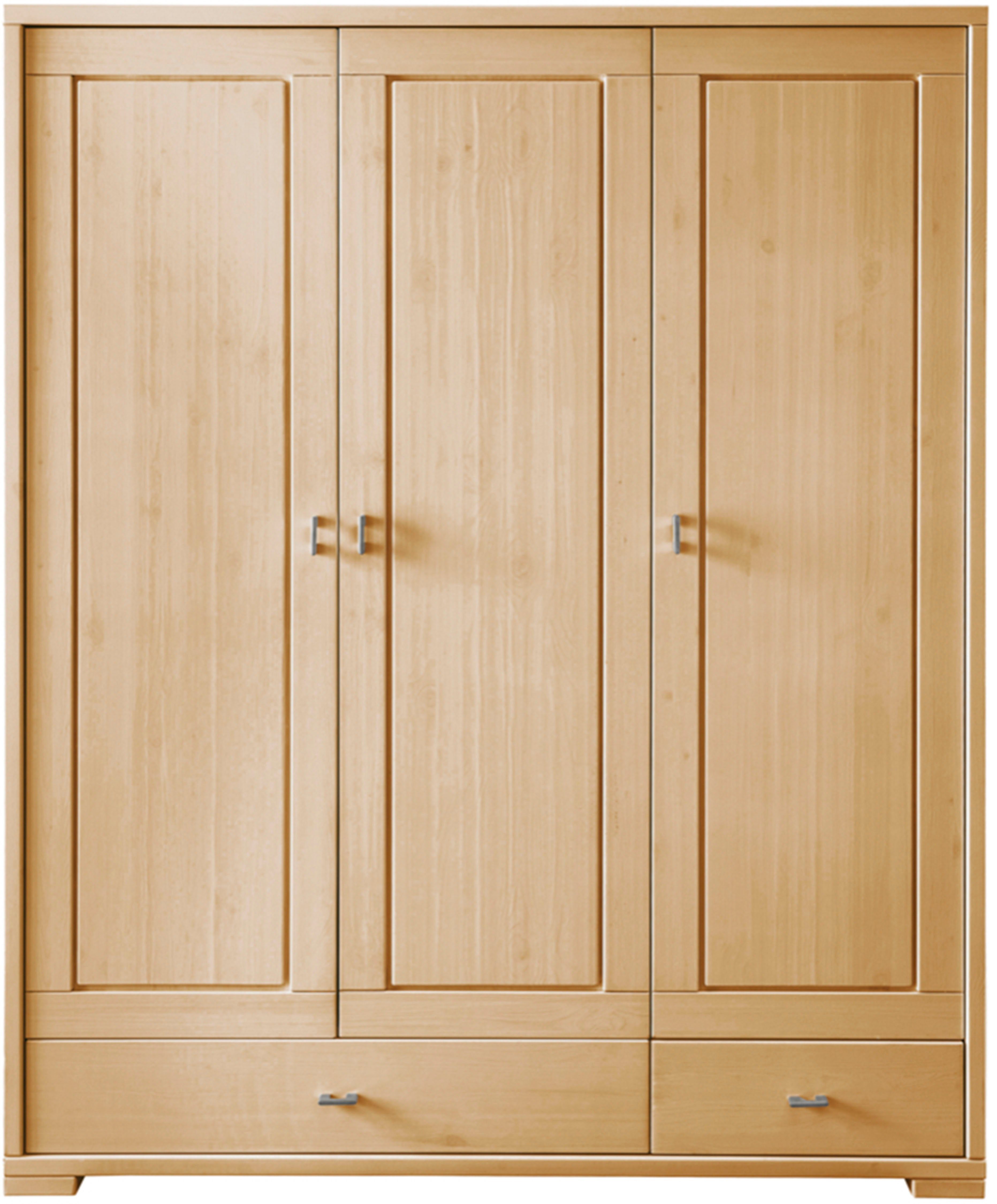 Lüttenhütt Kinderkleiderschrank Vita Kleiderschrank, Schlafzimmerschrank,  Schrank 3 türig, Breite 147 cm