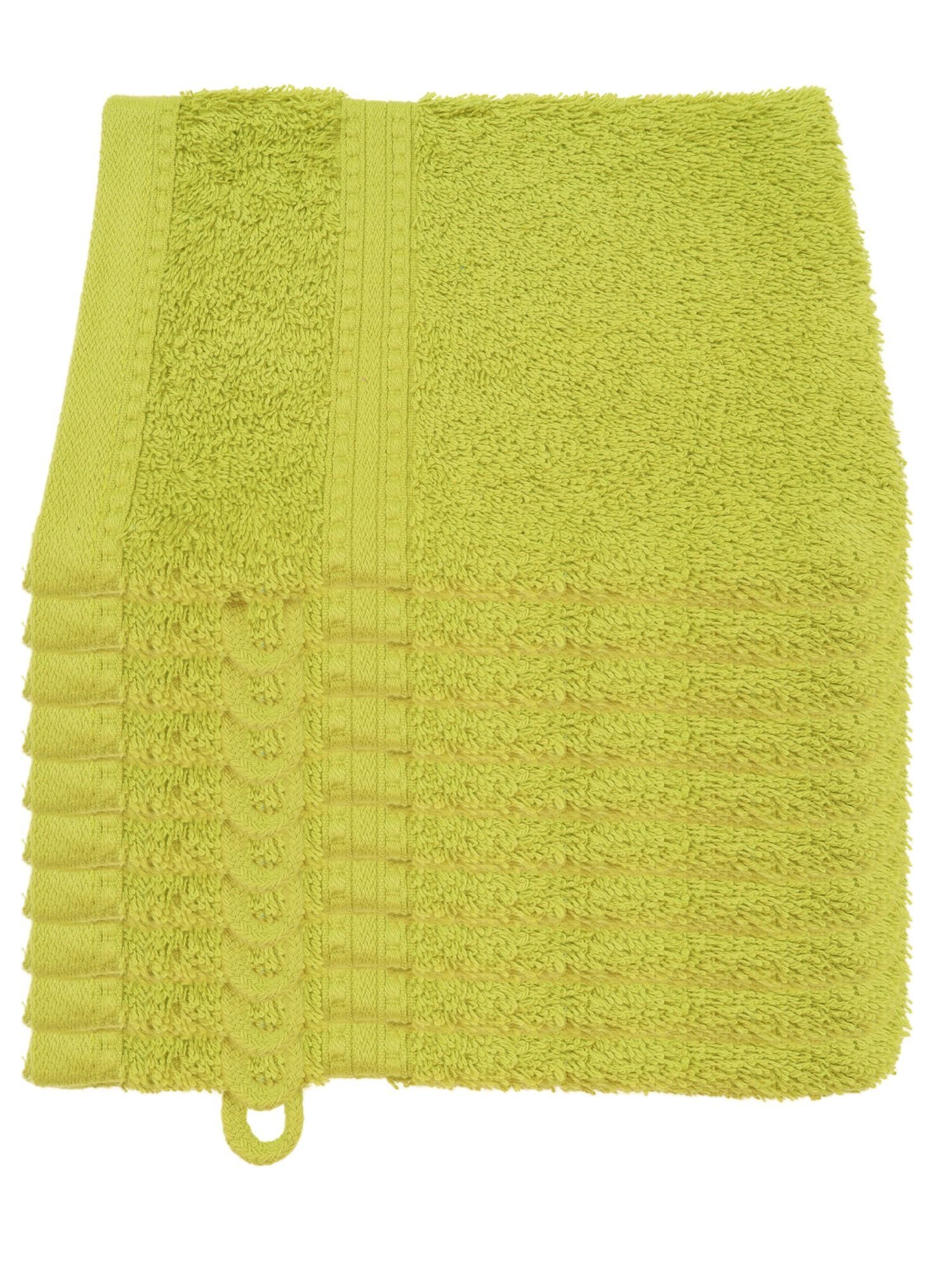 Julie Julsen Handtücher 10-Handtücher-Limette, Bio-Baumwolle (10-St) günstig online kaufen