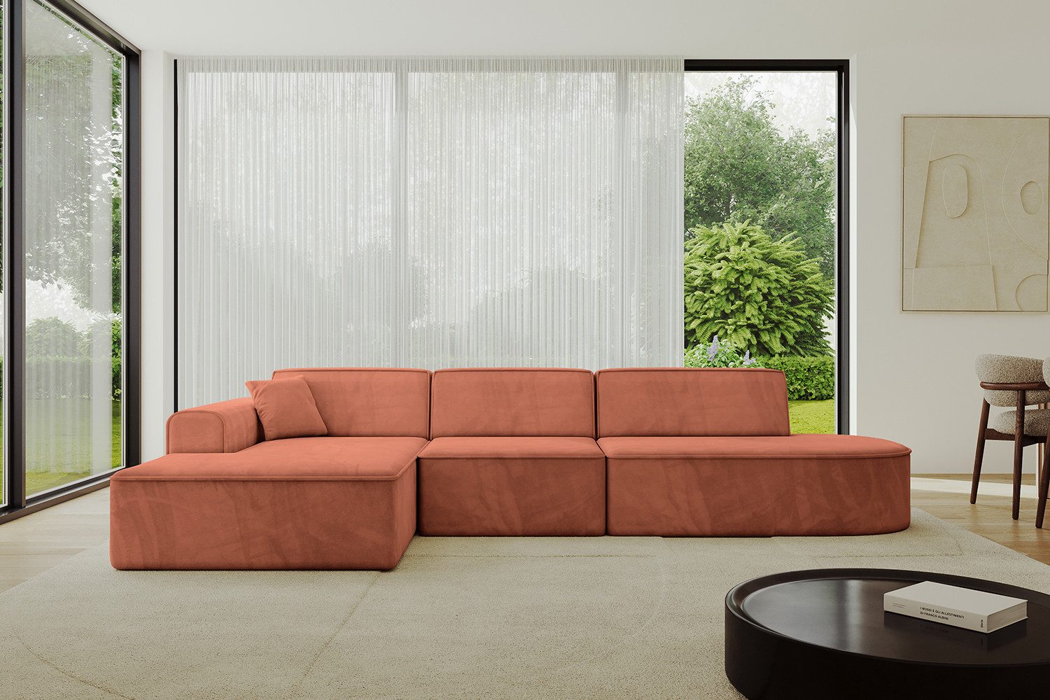 ALTDECOR Ecksofa IREA-L2-v3, Sofa Praktische Bequeme Funktionsecke Couch L-Form Eckcouch, Corner Sofa L-Form Vielseitige Sofa Wohnlandschaft Wohnzimmer