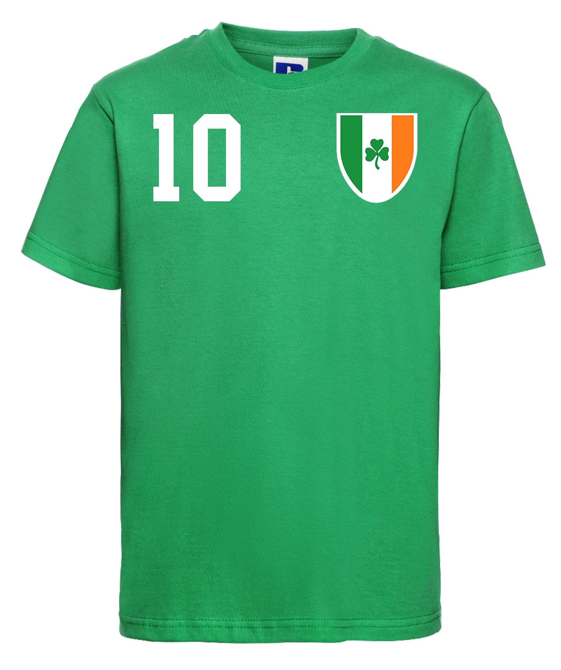 T-Shirt Irland Kinder T-Shirt im Fußball Trikot Look