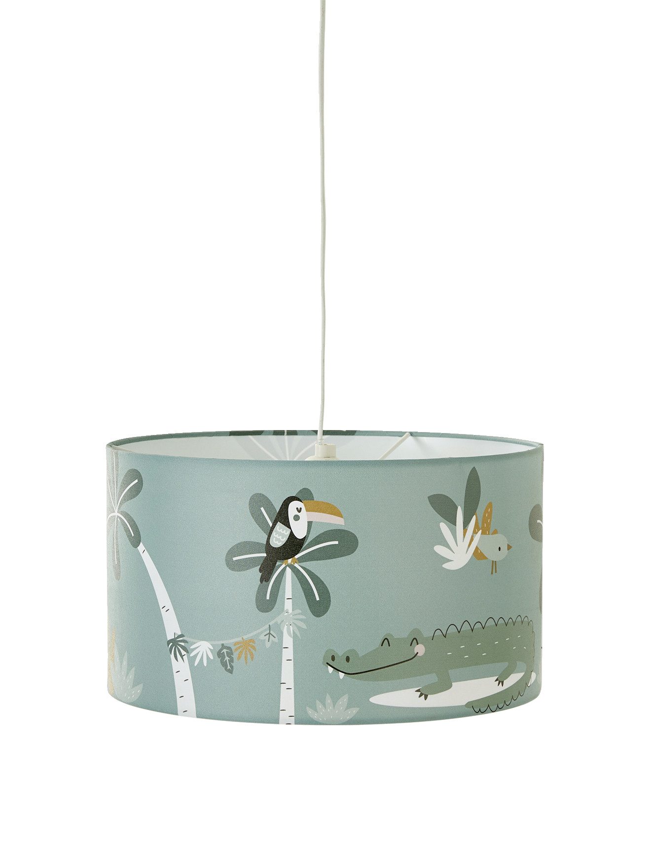 vertbaudet Lampenschirm Hängelampenschirm DSCHUNGEL für Kinderzimmer günstig online kaufen