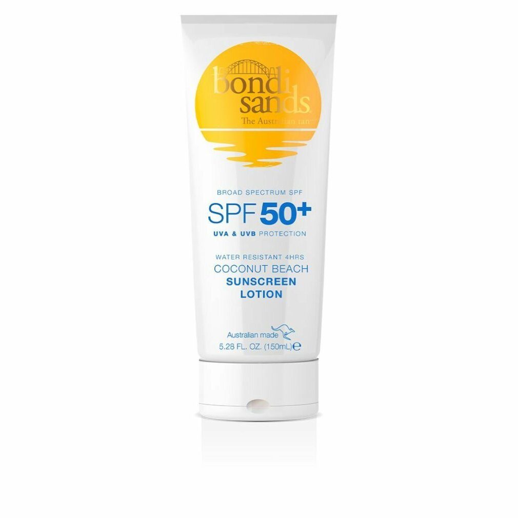 Bondi Sands Sonnenschutzpflege SPF50+ water resistant 4hrs coconut beach sunscreen lotion 1