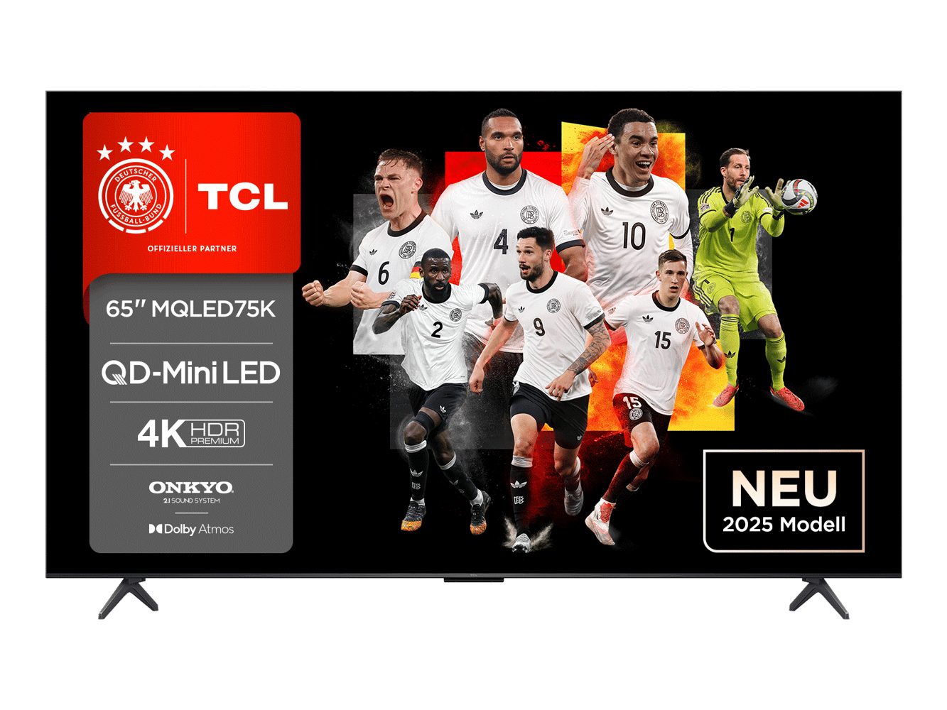 TCL 65MQLED75K QLED Mini LED-Fernseher (65 Zoll, 4K Ultra HD)