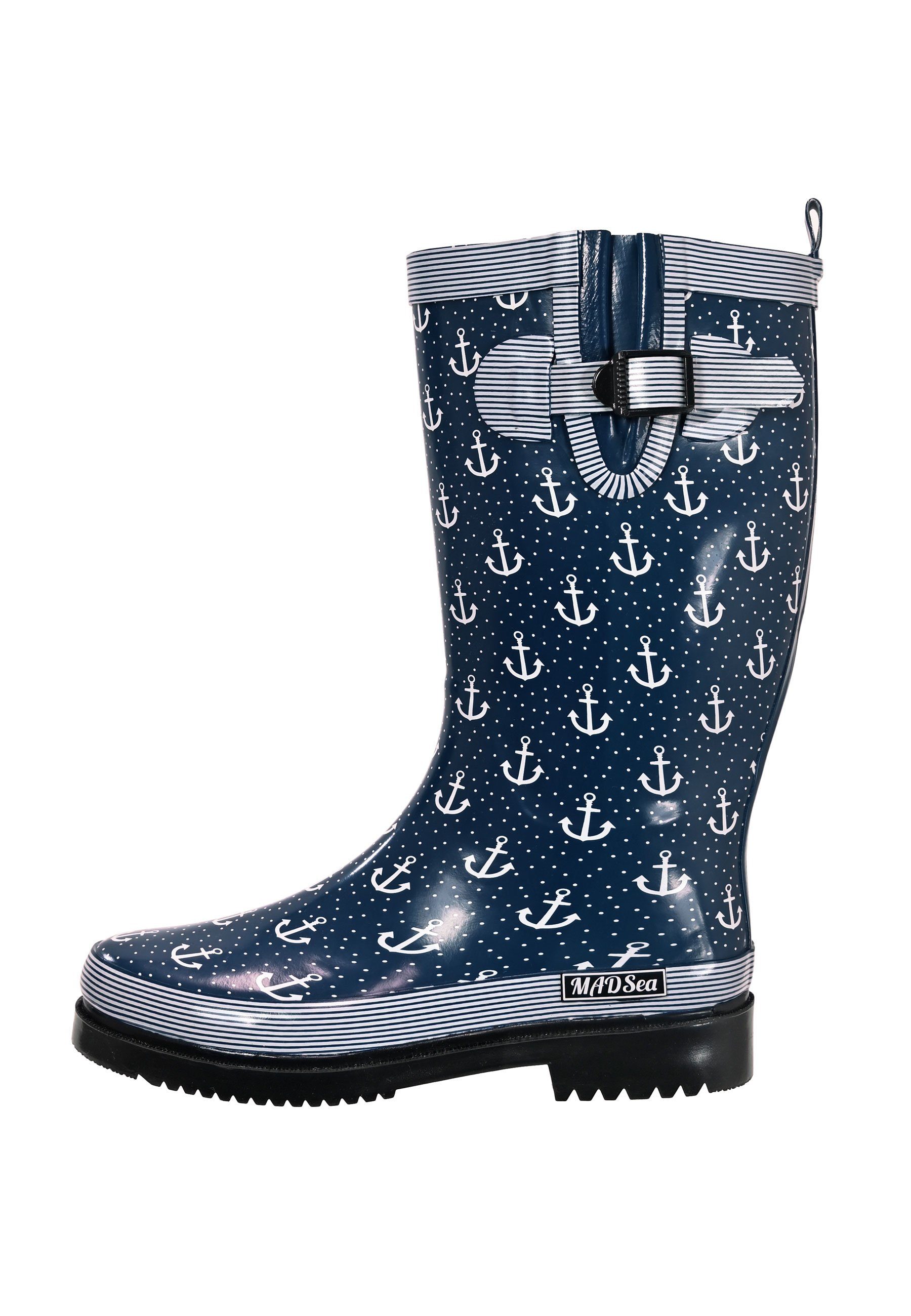 MADSea Anchor High Gummistiefel in dunkelblau günstig online kaufen