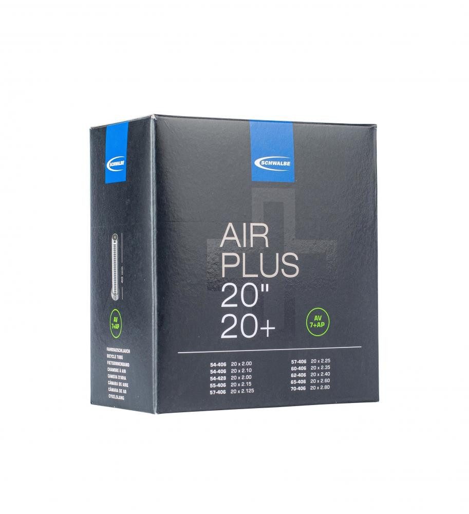 Fahrradschlauch Schwalbe AV7LAP AIR PLUS Schlauch 20 Zoll (54/70-406) - Pannensicherer