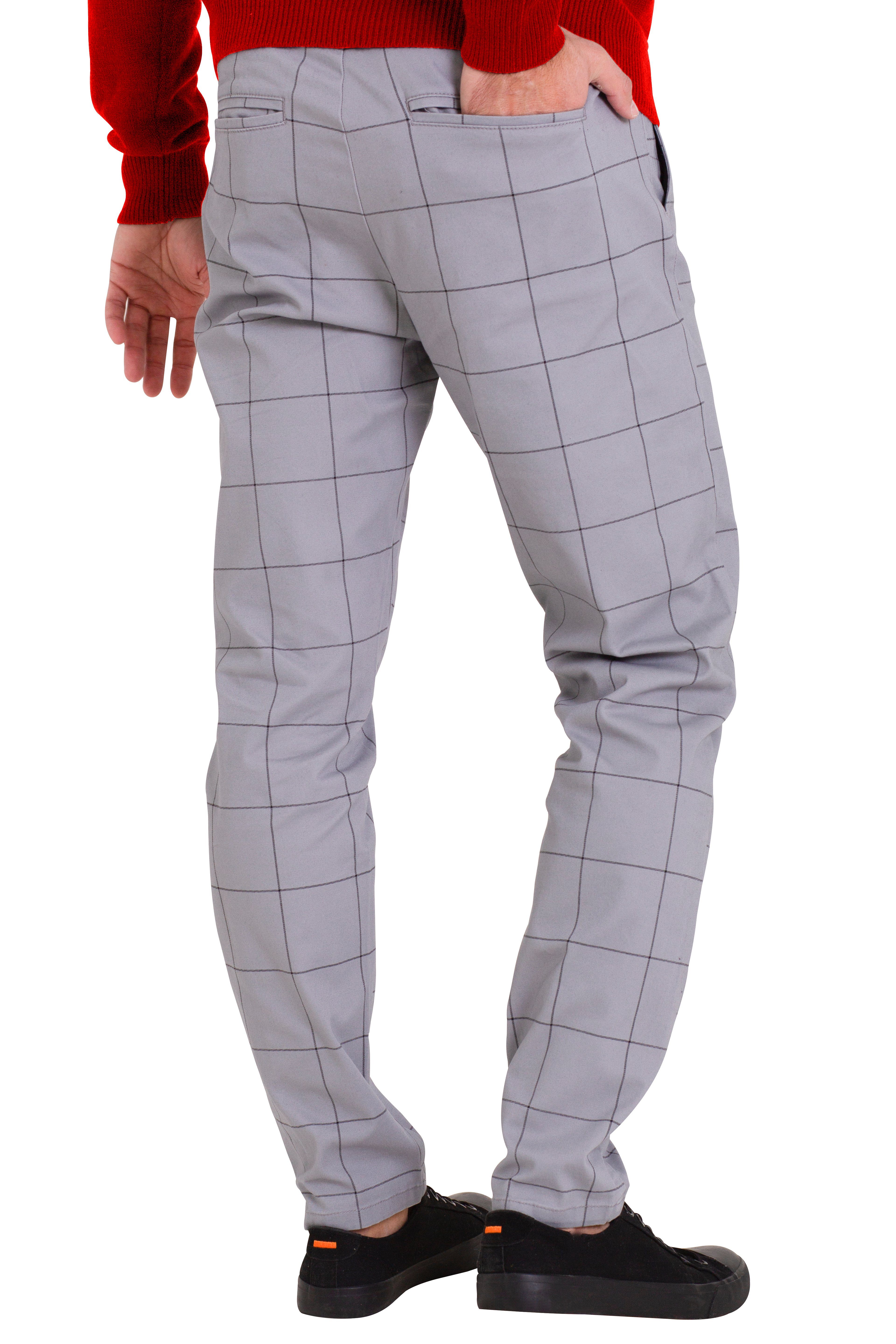 BlauerHafen Chinohose Herren Formell Business Büro Freizeit Party Smart Anzug Classic Dress