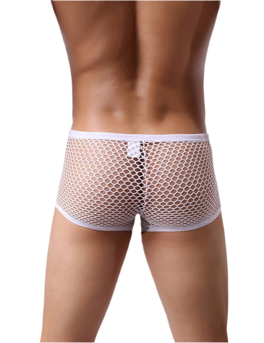 Lau-Fashion Boxershorts Herren Unterwäsche Netz Optik günstig online kaufen