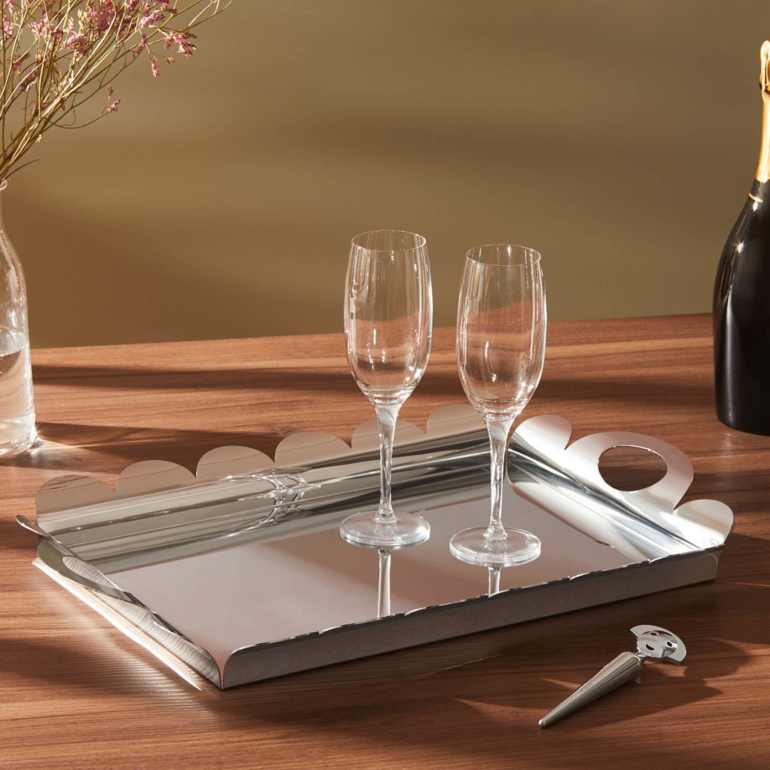 Alessi Champagnerglas Mami XL, 4-tlg., Kristallglas