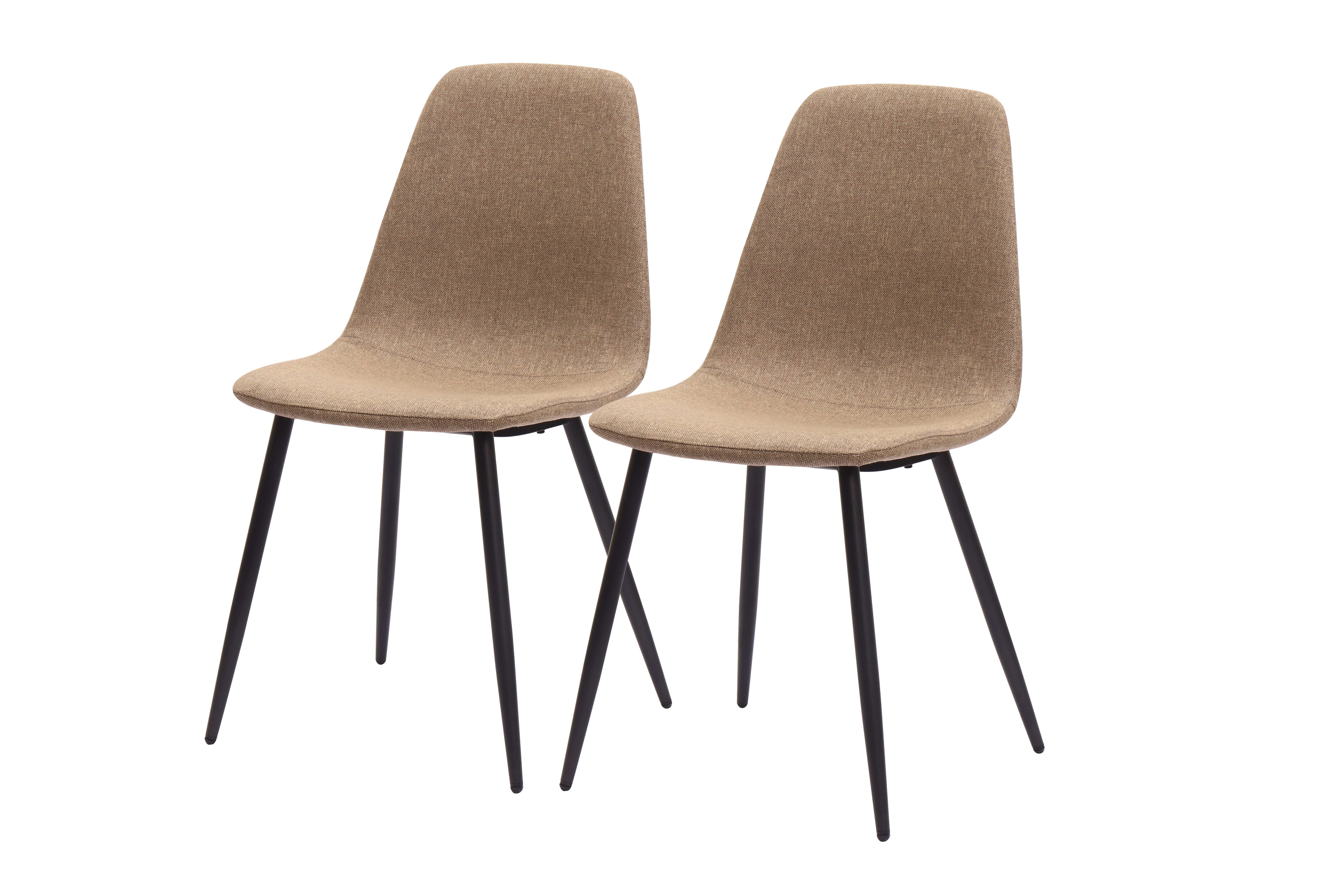 WILLIAMSPACE Esszimmerstuhl Zoe Esszimmerstühle 2er-Set, moderne Polsterung, Metallbeine, 2 Set – Bild 5 von 5