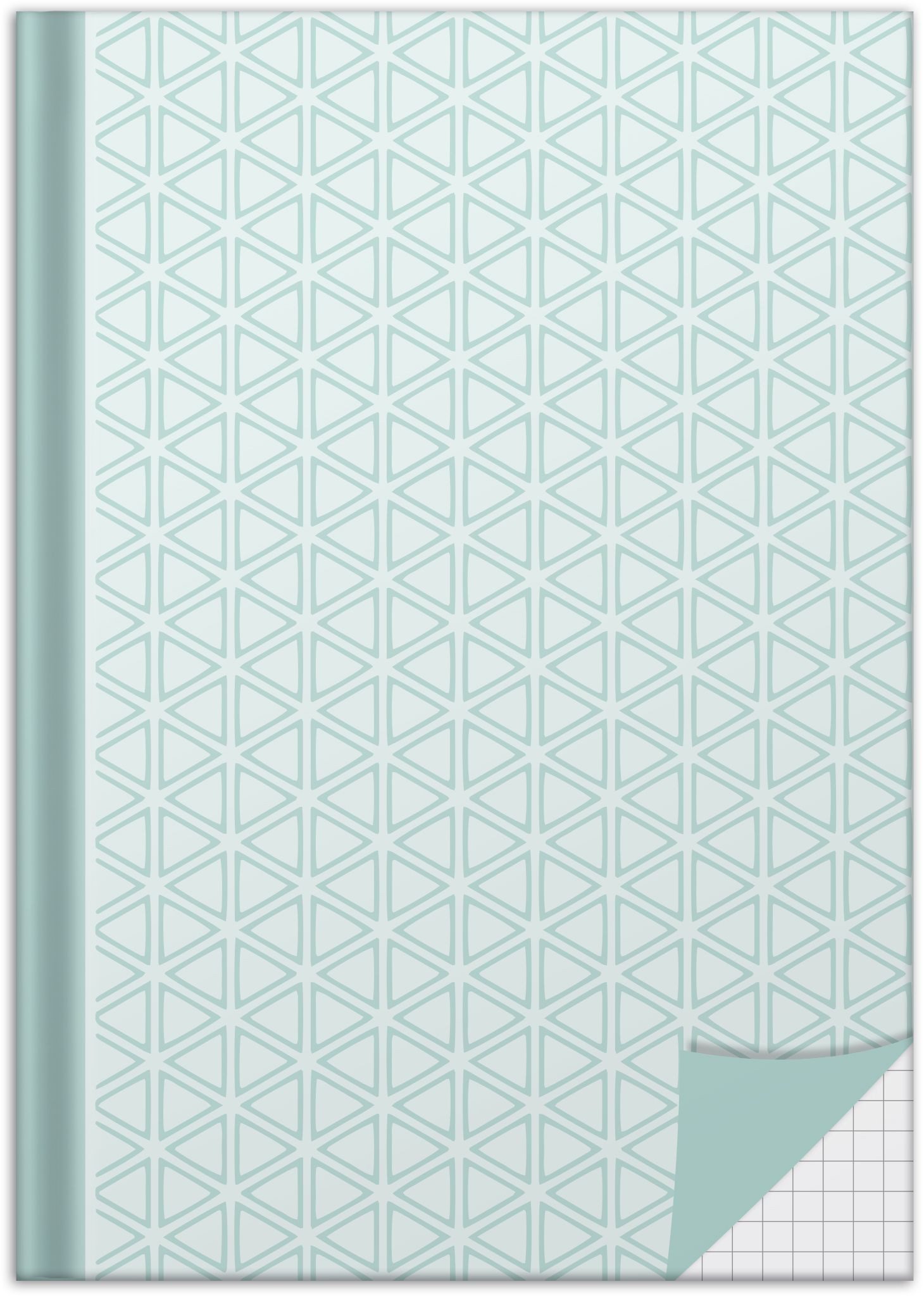 RNK Notizbuch RNK Kladde Mint kariert A5 96Bl