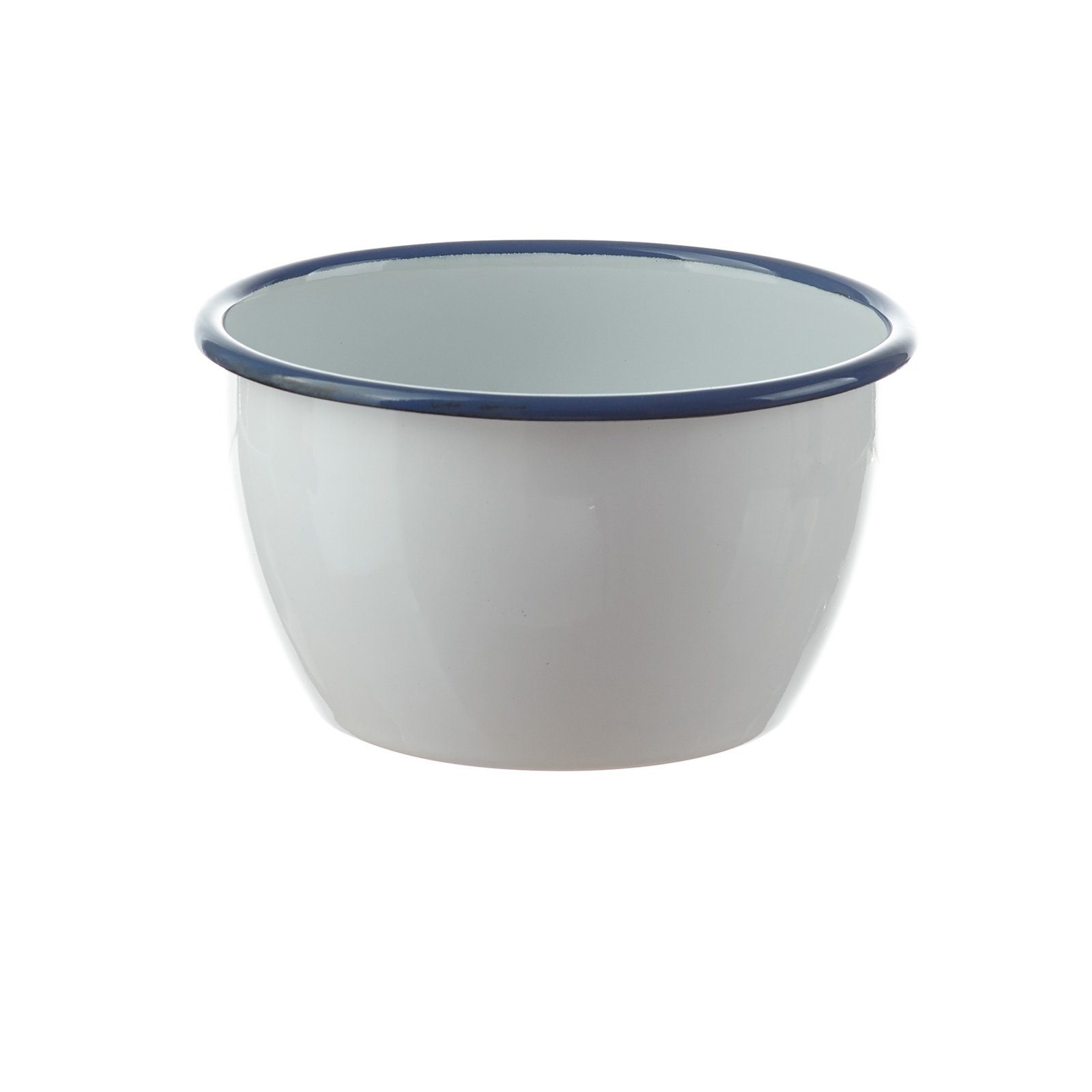 Neuetischkultur Salatschüssel Salatschüssel 12cm Retro, Emaille, (1-tlg), Emailleschüssel Snackschale