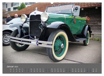 CALVENDO Wandkalender Ford Classics (Premium, hochwertiger DIN A2 Wandkalender 2023, Kunstdruck in Hochglanz)
