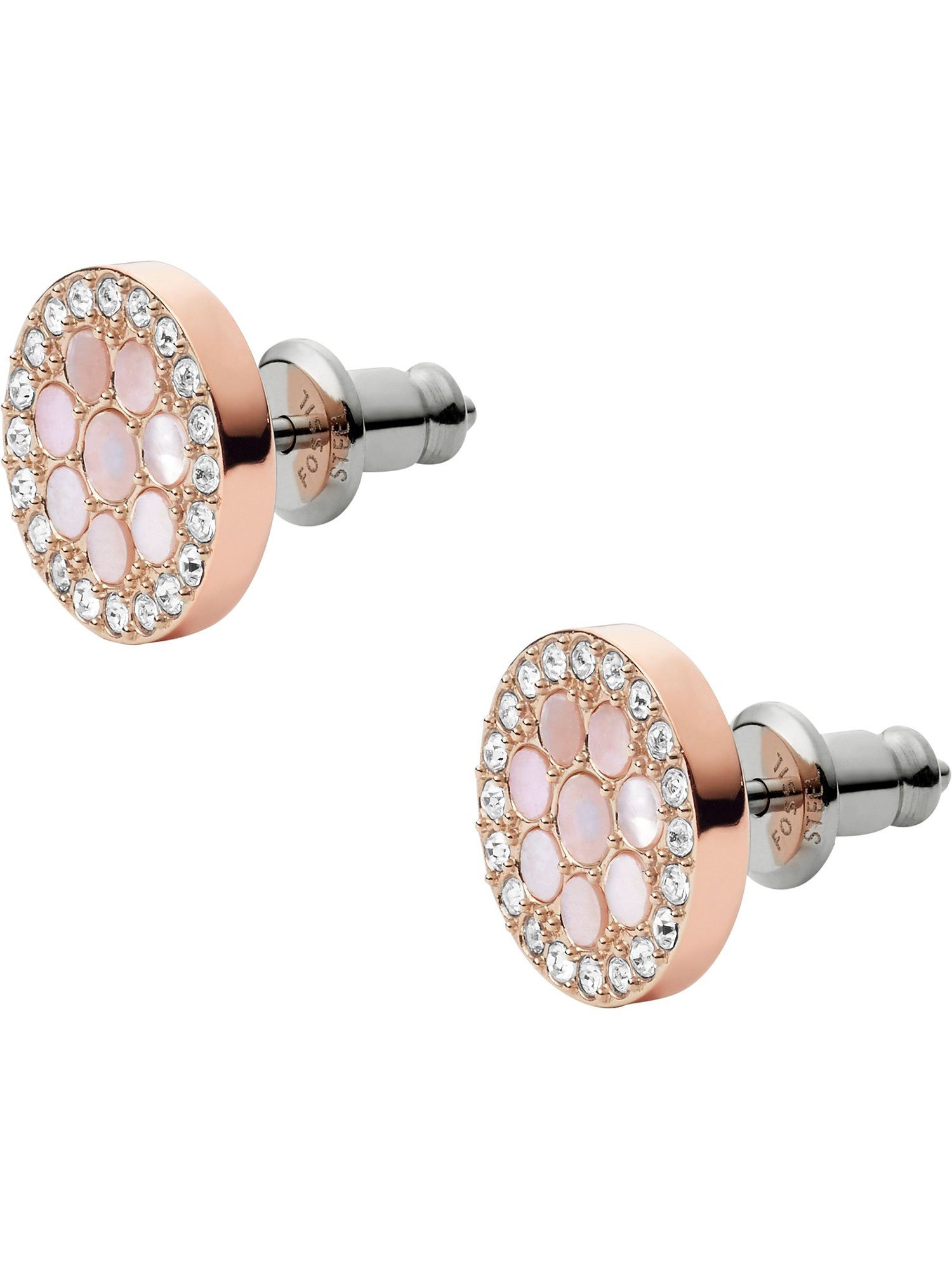 Fossil Paar Ohrstecker Fossil Damen-Ohrstecker Edelstahl Perlmutt günstig online kaufen
