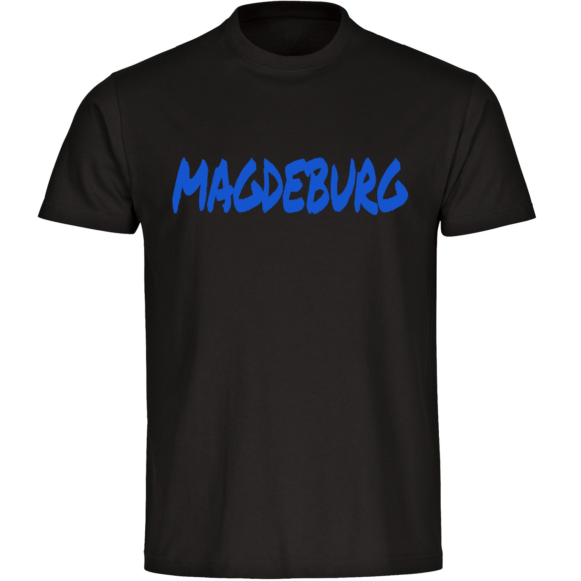 T-Shirt Kinder Magdeburg - Textmarker - Kind