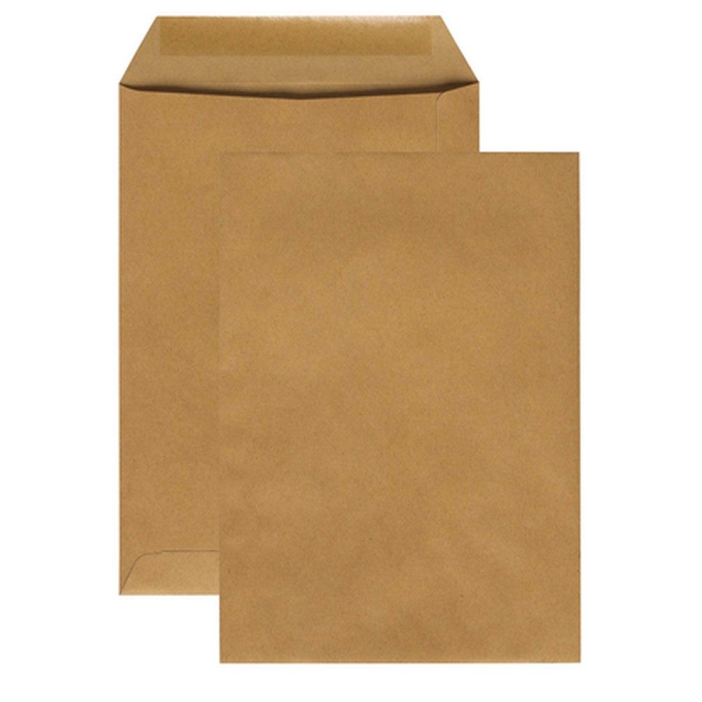 MAILMEDIA Versandtasche MAILmedia Versandtaschen DIN C5 ohne Fenster braun 250 St.