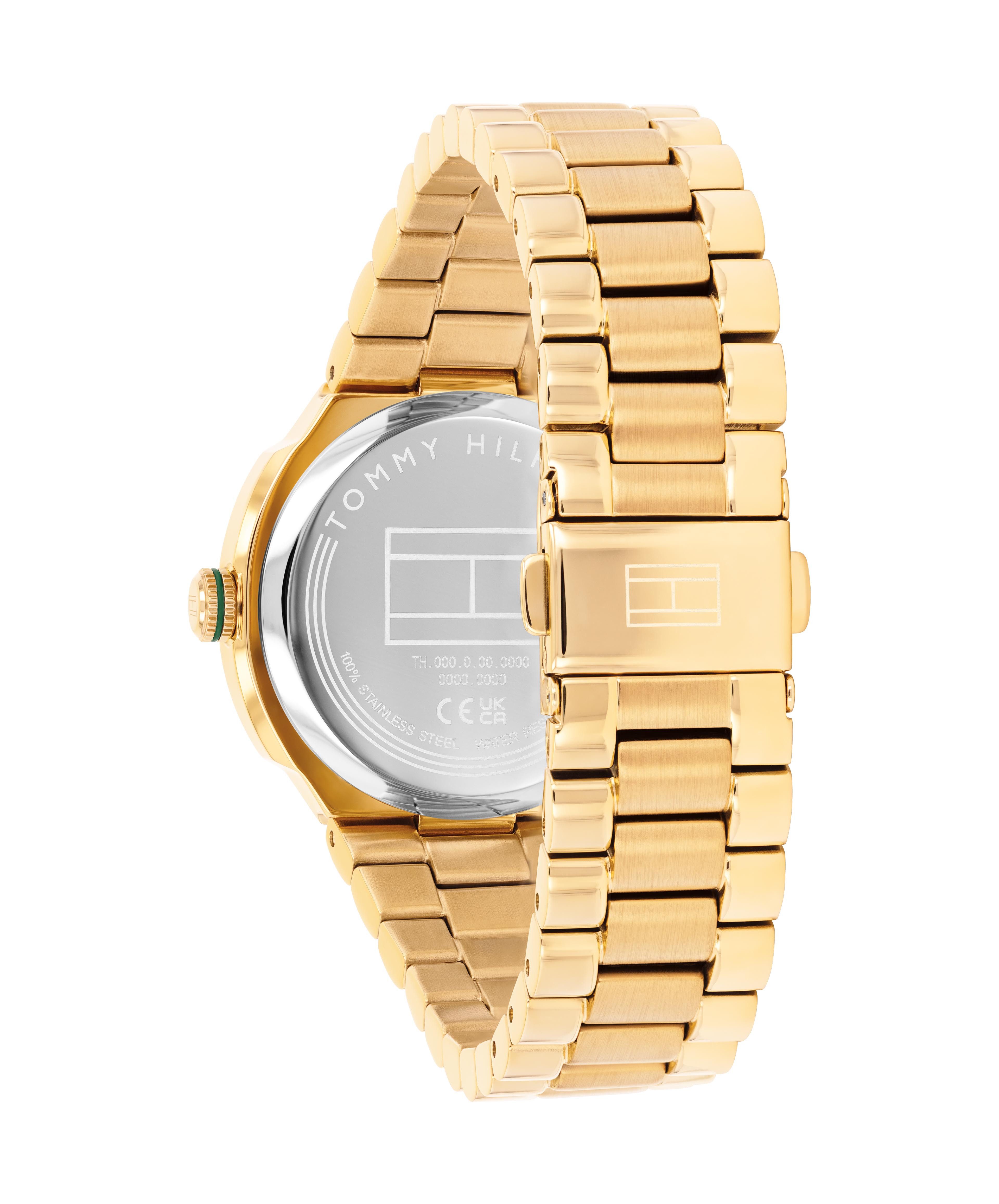 Tommy Hilfiger Quarzuhr Georgia 1782908, Armbanduhr, Damenuhr, Edelstahlarmband, analog