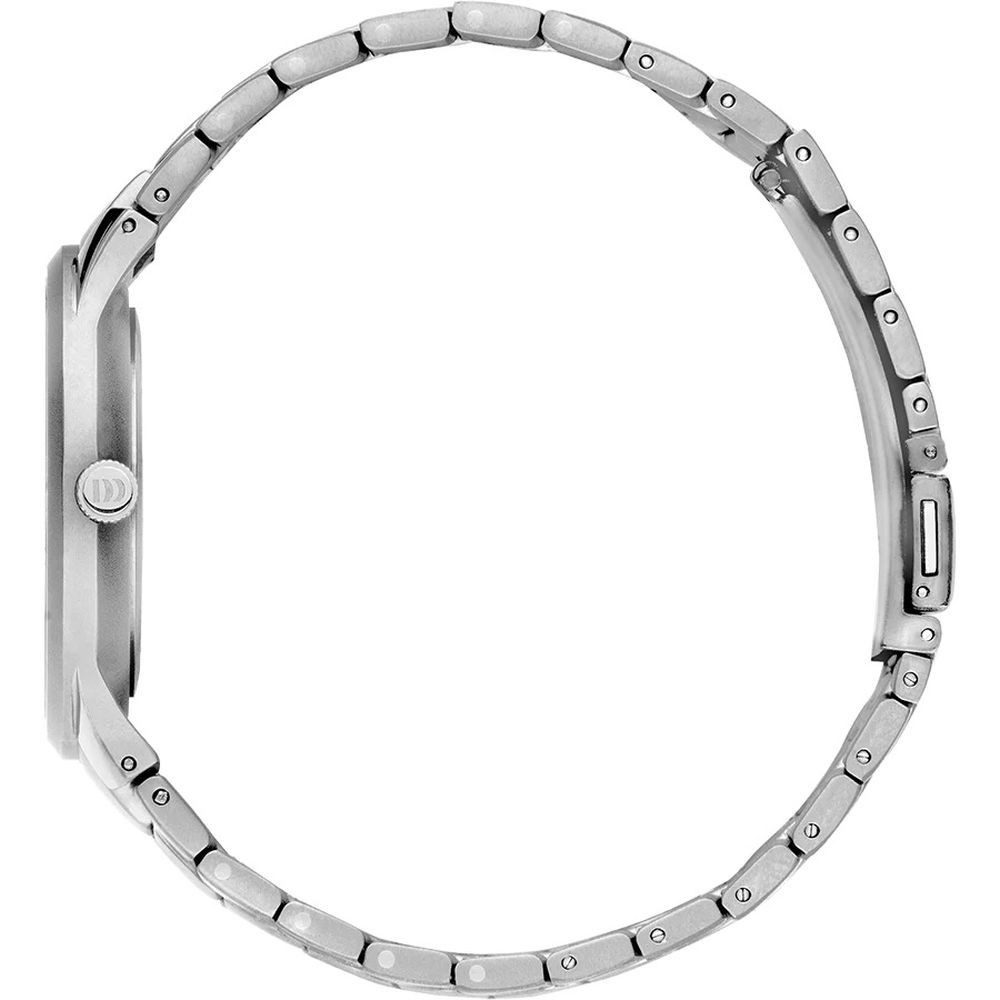 Danish Design Titanuhr DANISH DESIGN Herren Armbanduhr BOGÖ IQ68Q1275 blau D. 39 mm Titanband