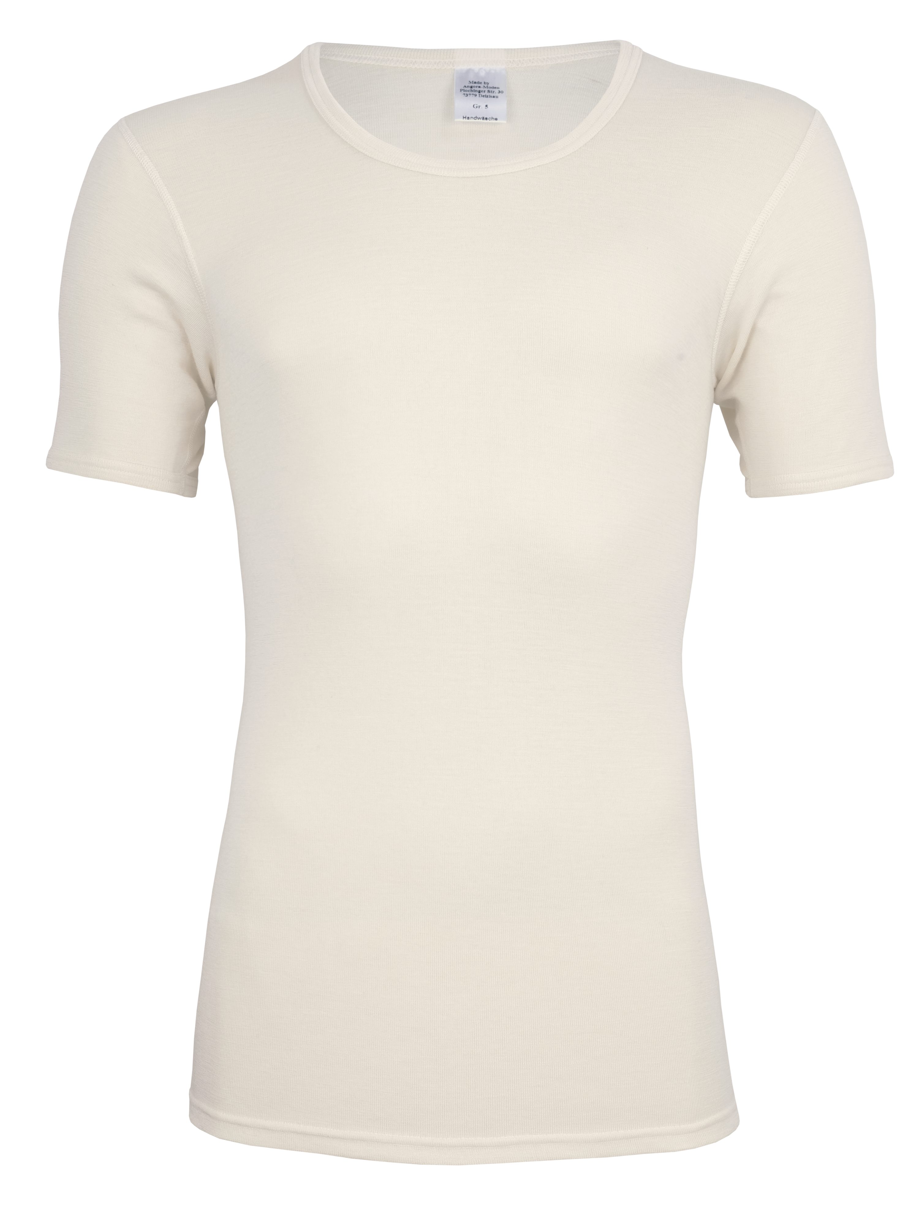 Thermounterhemd für Herren mit 1/2 Arm reine Naturwäsche Schurwolle (Merino)&Baumwolle