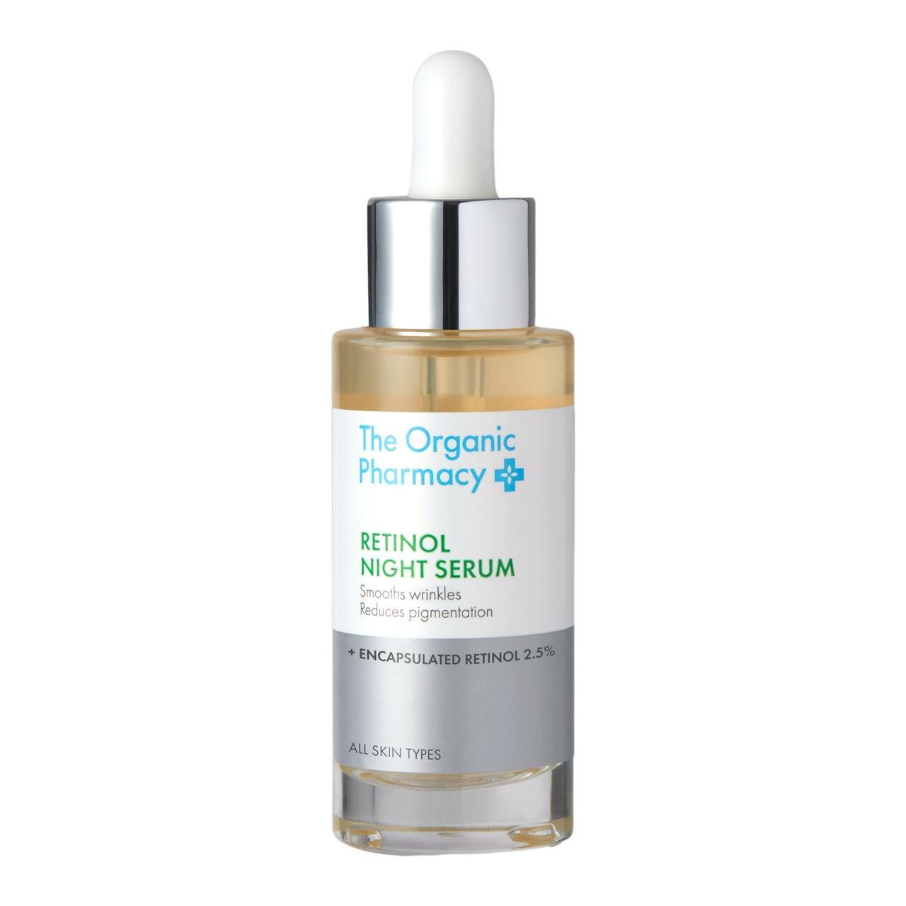 The Organic Pharmacy Gesichtsserum Retinol Night Serum, für Alle Hauttypen