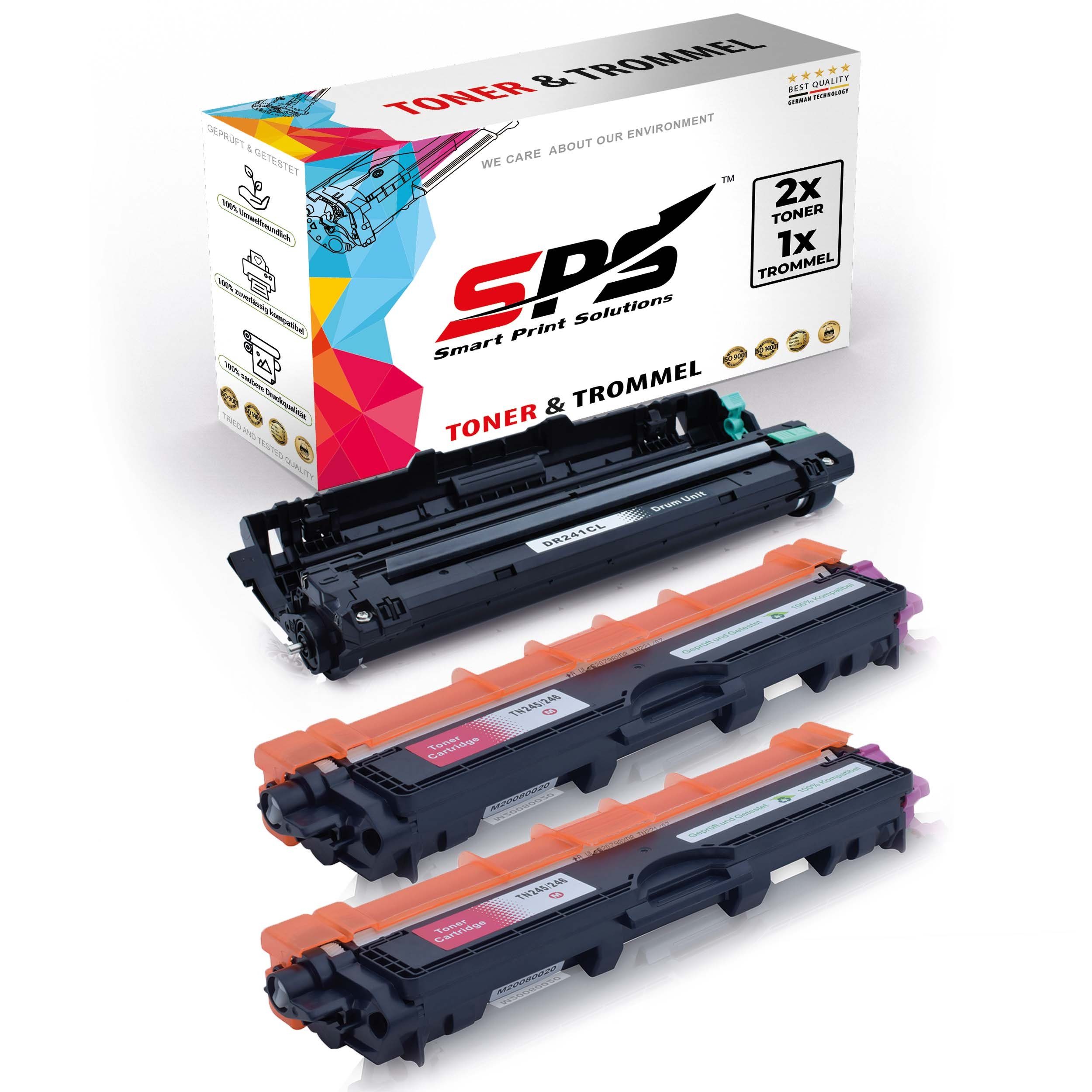 SPS Tonerkartusche Kompatibel für Brother DCP-9022 DR-241CL TN-245M, (3er Pack)