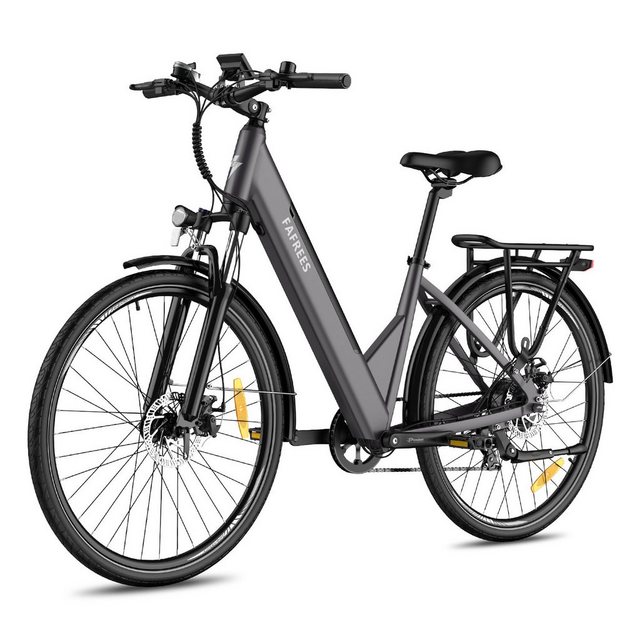 fafrees E-Bike F28 Pro, Fahrrad mit LCD-Display & 3 Fahrmodi, APP verbinden, 7 Gang, Heckantrieb, (Packung, mit Akku-Schlüssel), 14,5 Ah Akku, 250 W Motor, Max. 25km/h, bis 120kg