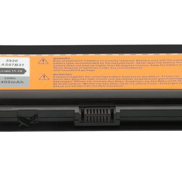 Patona Akku für Acer Aspire AS07B31 AS07B32 AS07B41 AS07B42 AS07B51 Laptop-Akku Ersatzakku 4400 mAh (11,1 V, 1 St), 100% kompatibel I Hitze- und Überladeschutz