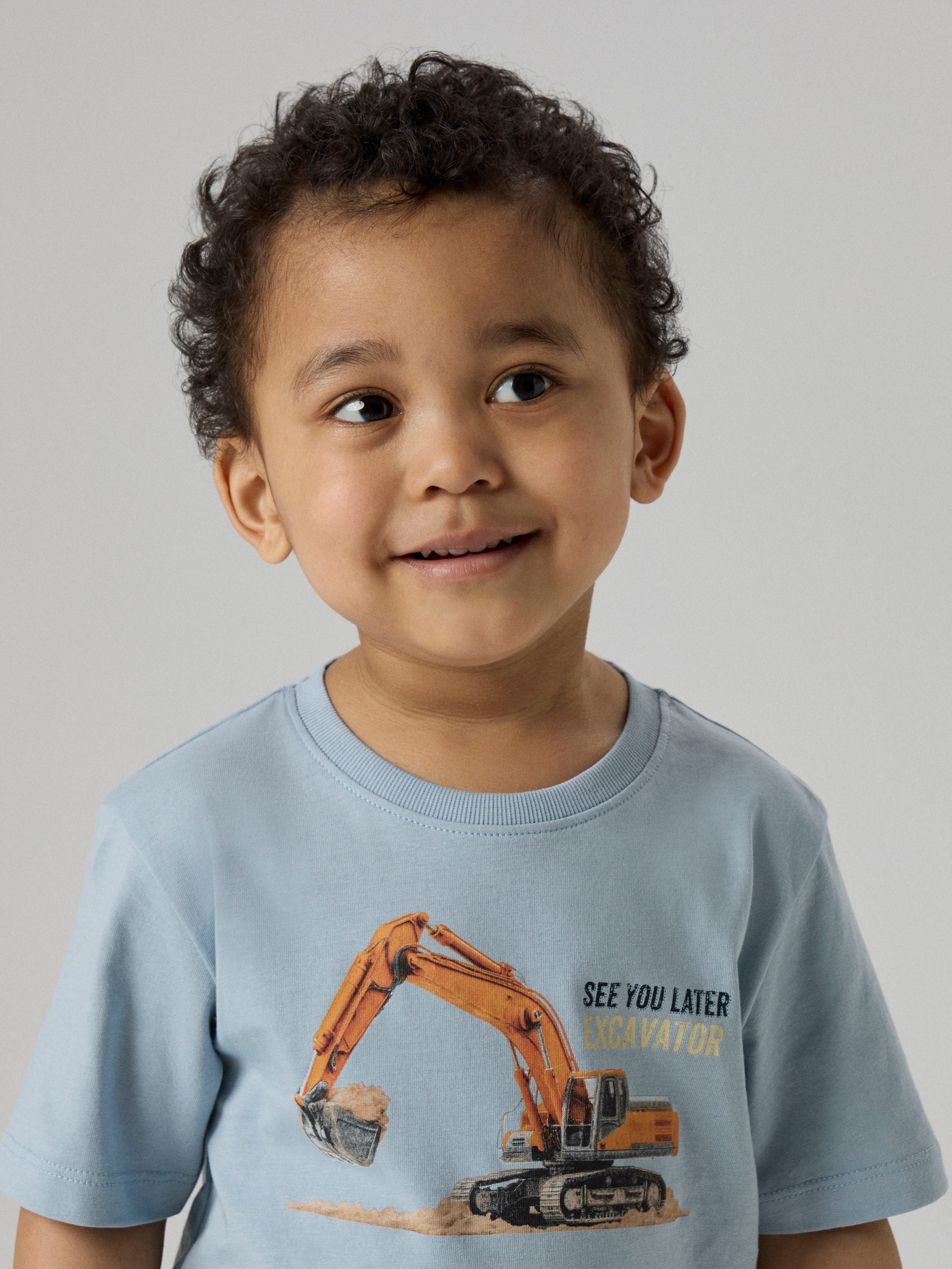 Name It Kurzarmshirt NMMVOTO SS NREG TOP Baumwolle, regular fit