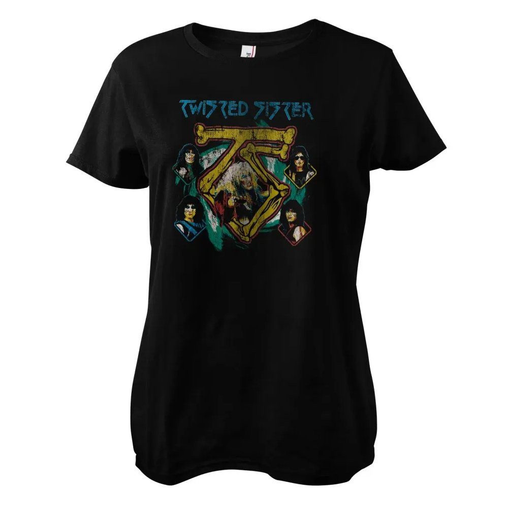 Twisted Sister T-Shirt Vintage Band Girly Tee