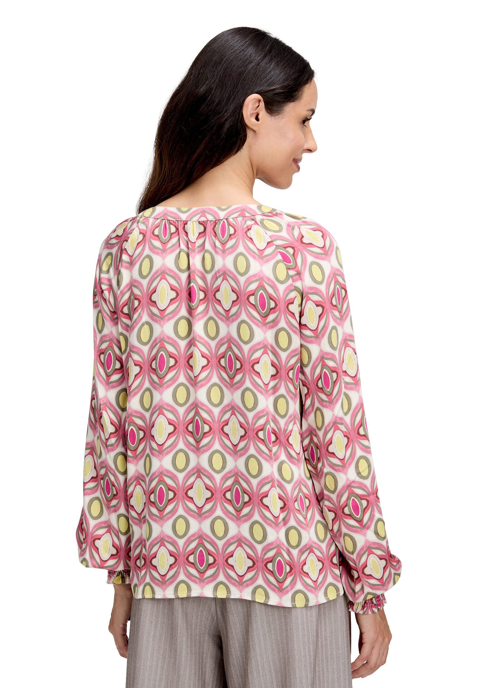 Cartoon Schlupfbluse Damen mit Muster