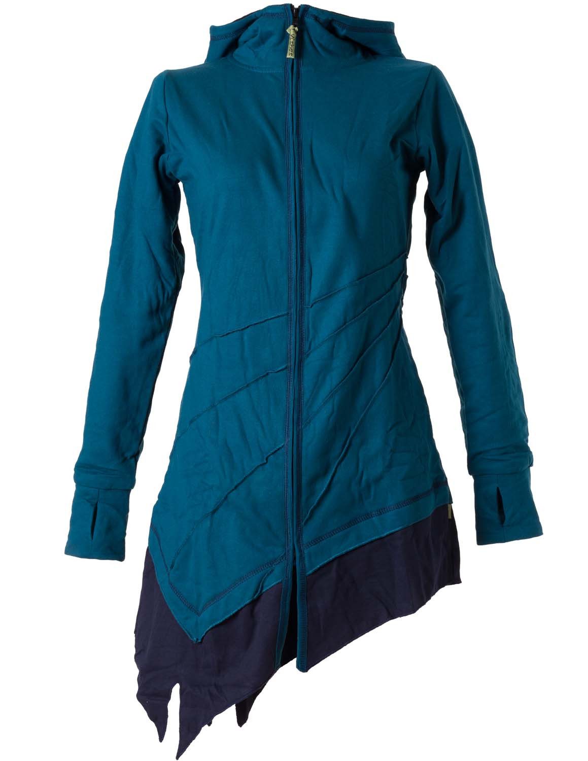 Vishes Kapuzensweatjacke Asymmetrischer Mantel Zipfelkapuze - günstig online kaufen