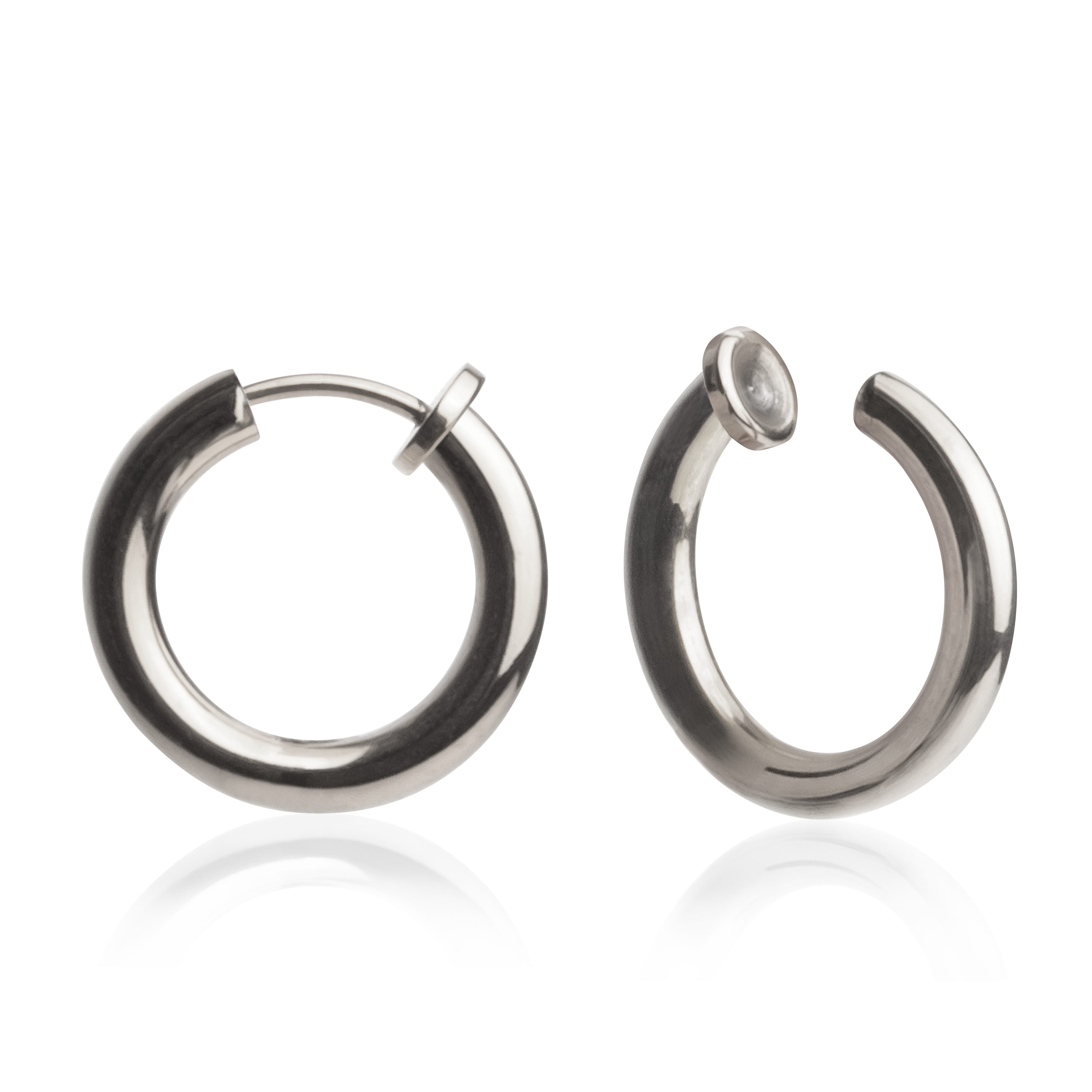 ALEXASCHA Paar Клипсы Basic Серьги-кольца Clips • Minimalistische Серьги ohne Ohrlöcher