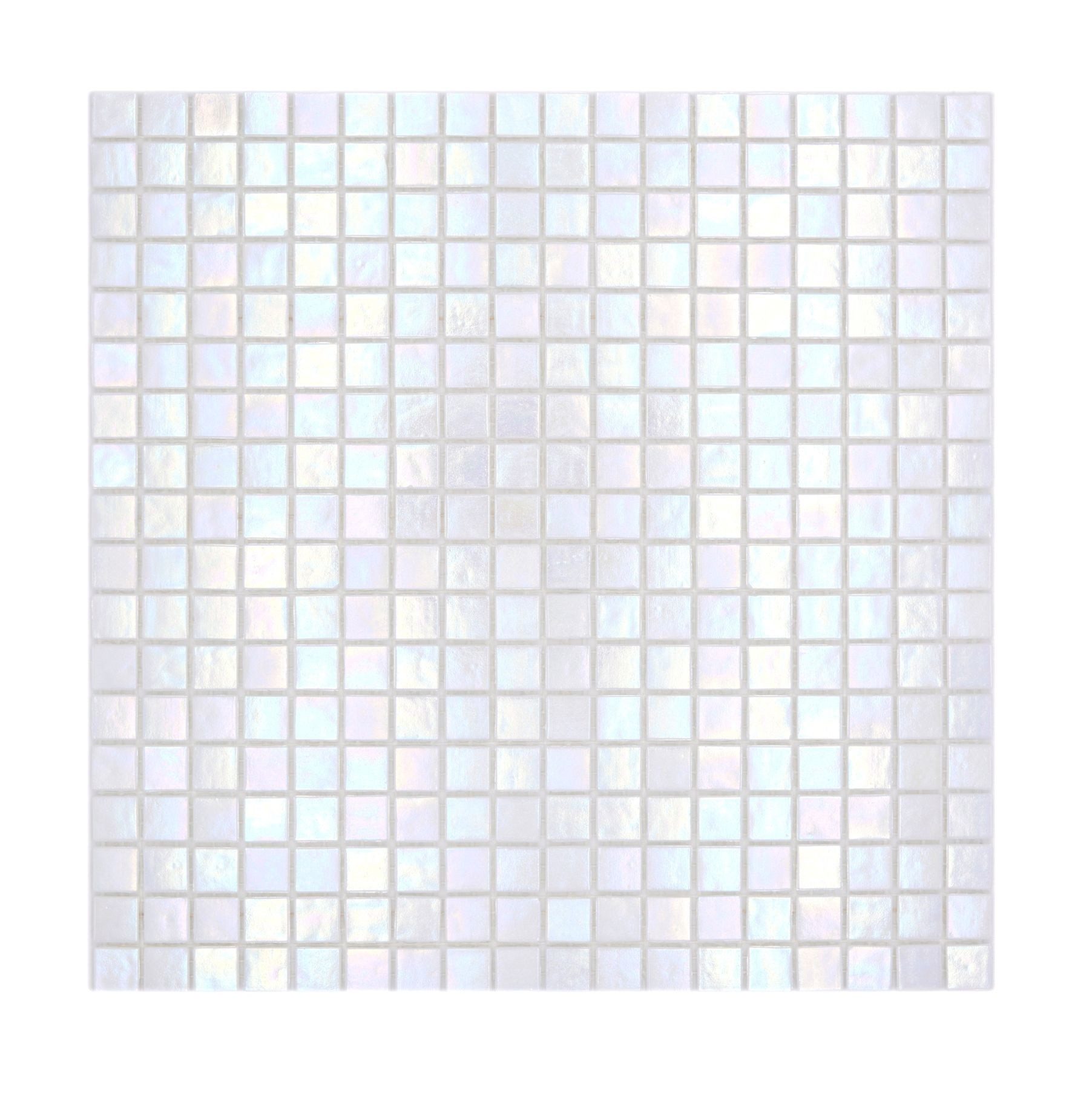 Mosani Mosaikfliesen Glasmosaik Mosaikfliesen weiss perlmutt iridium irisie günstig online kaufen