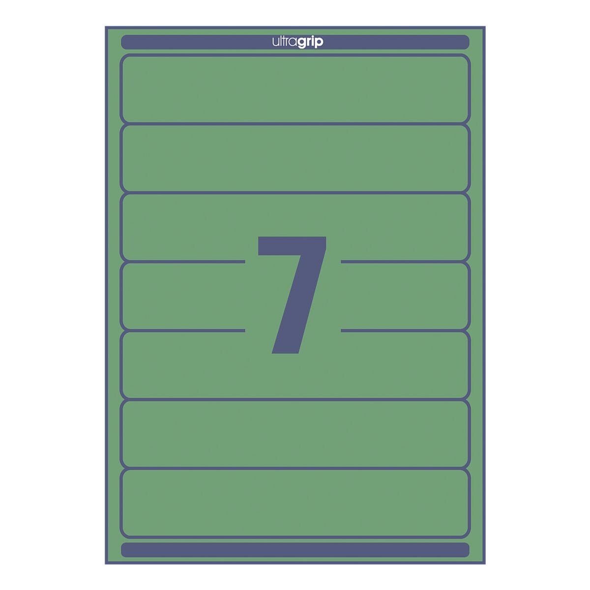 selbstklebend, mm), grün 140 (38x192 Stück, Avery Etiketten, kurz/schmal blickdicht Zweckform