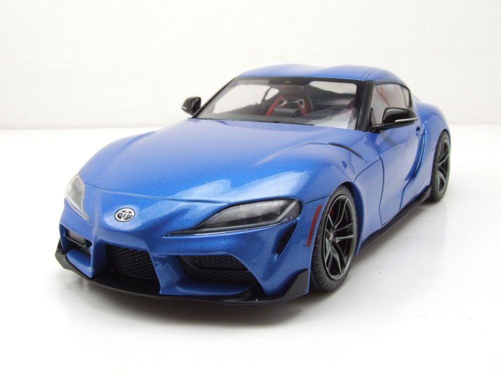 Solido Modellauto Toyota GR Supra 2021 blau Modellauto 1:18 Solido, Maßstab 1:18