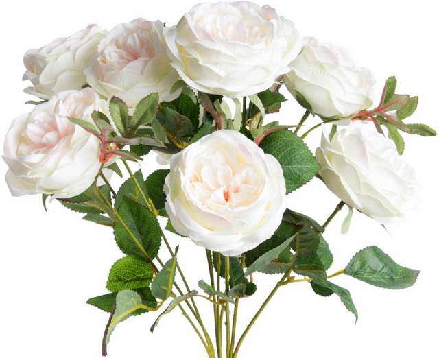Kunstblume »Englischer Rosenbusch« Rose, Botanic-Haus, Höhe 46 cm-Otto
